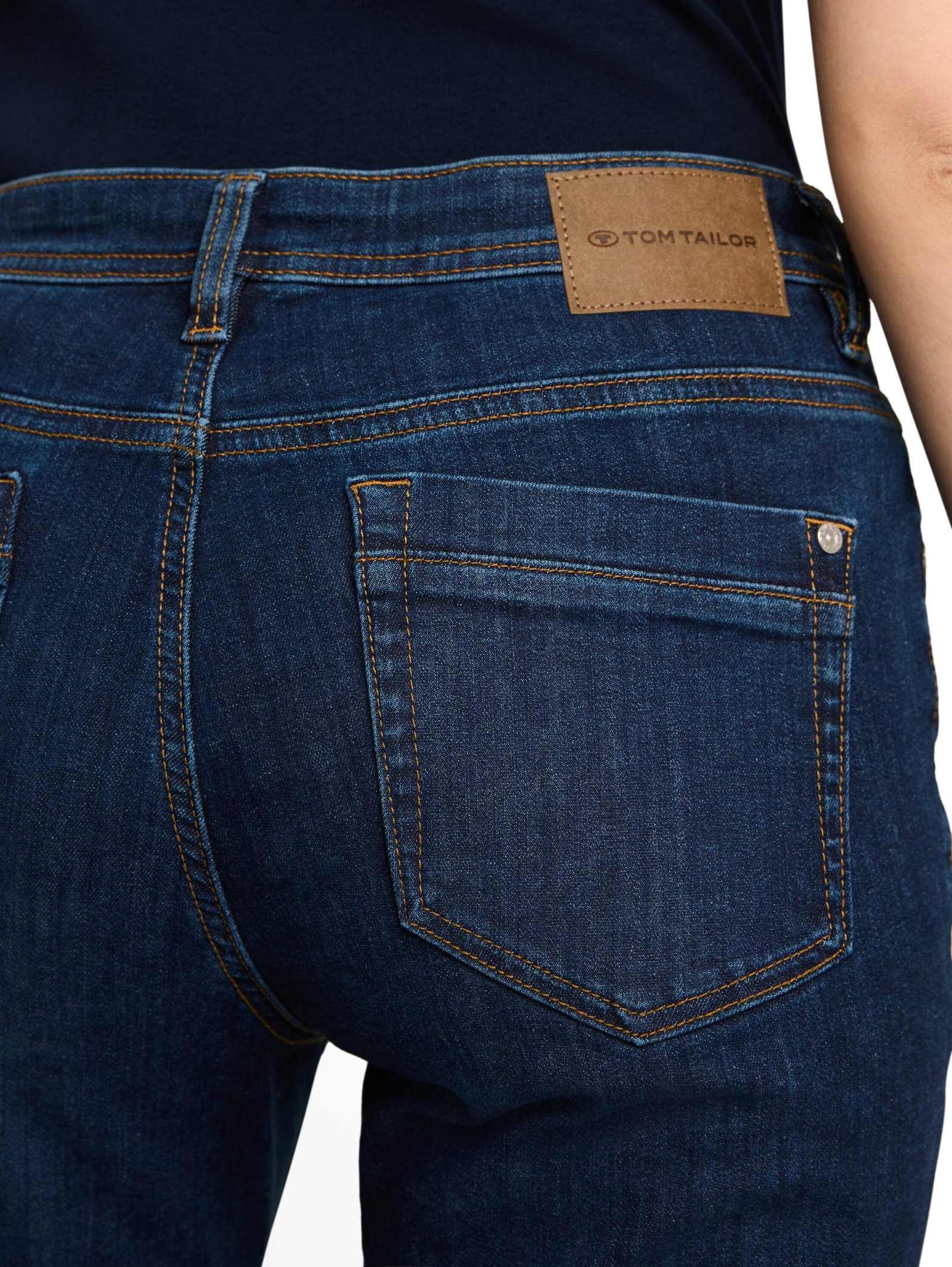 TTMAYA TAPERED, Clean Dark Stone Blue Denim #6