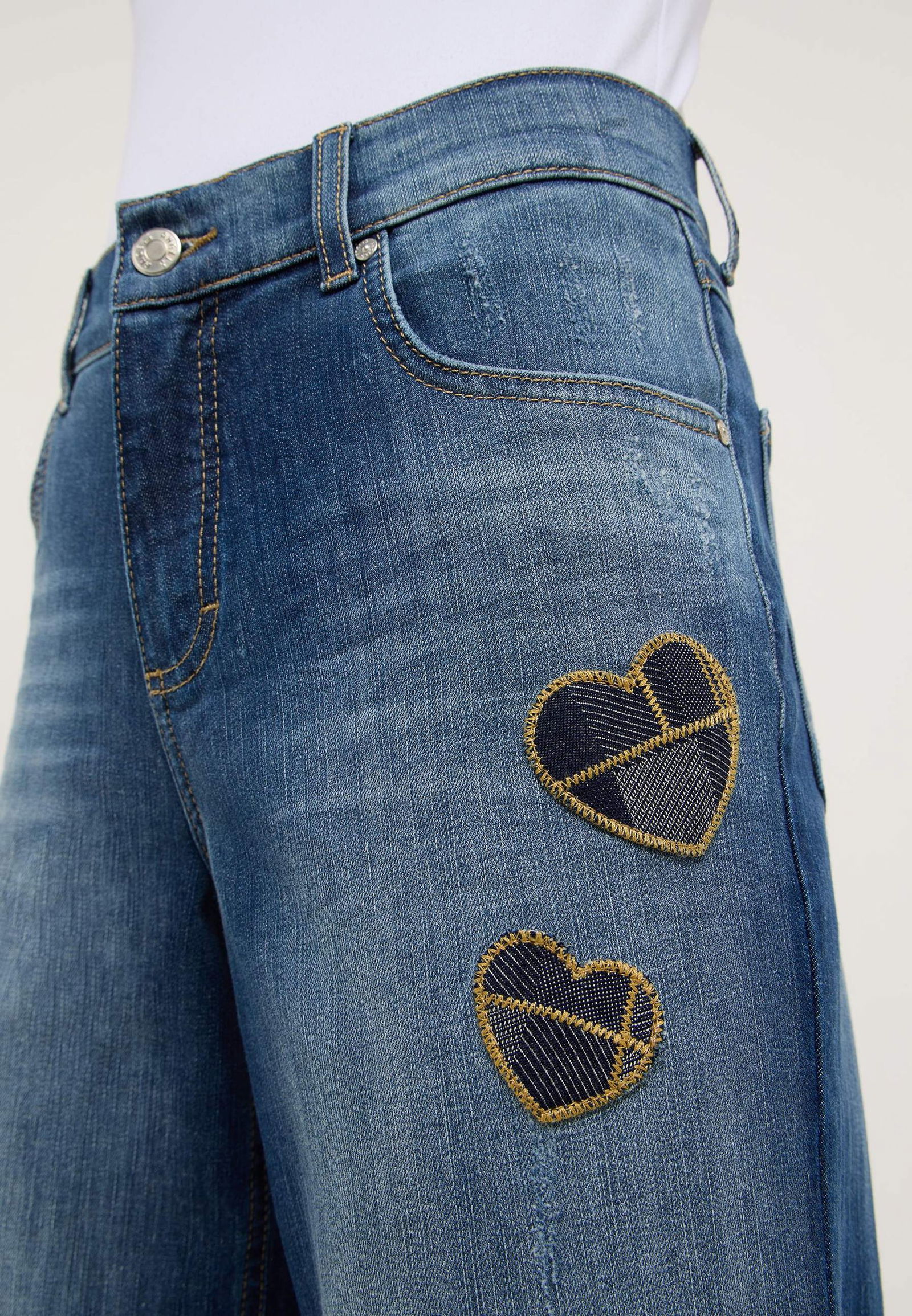 Angels |  Angels Boyfriend Jeans  | 36/28 | mid blue used destroyed