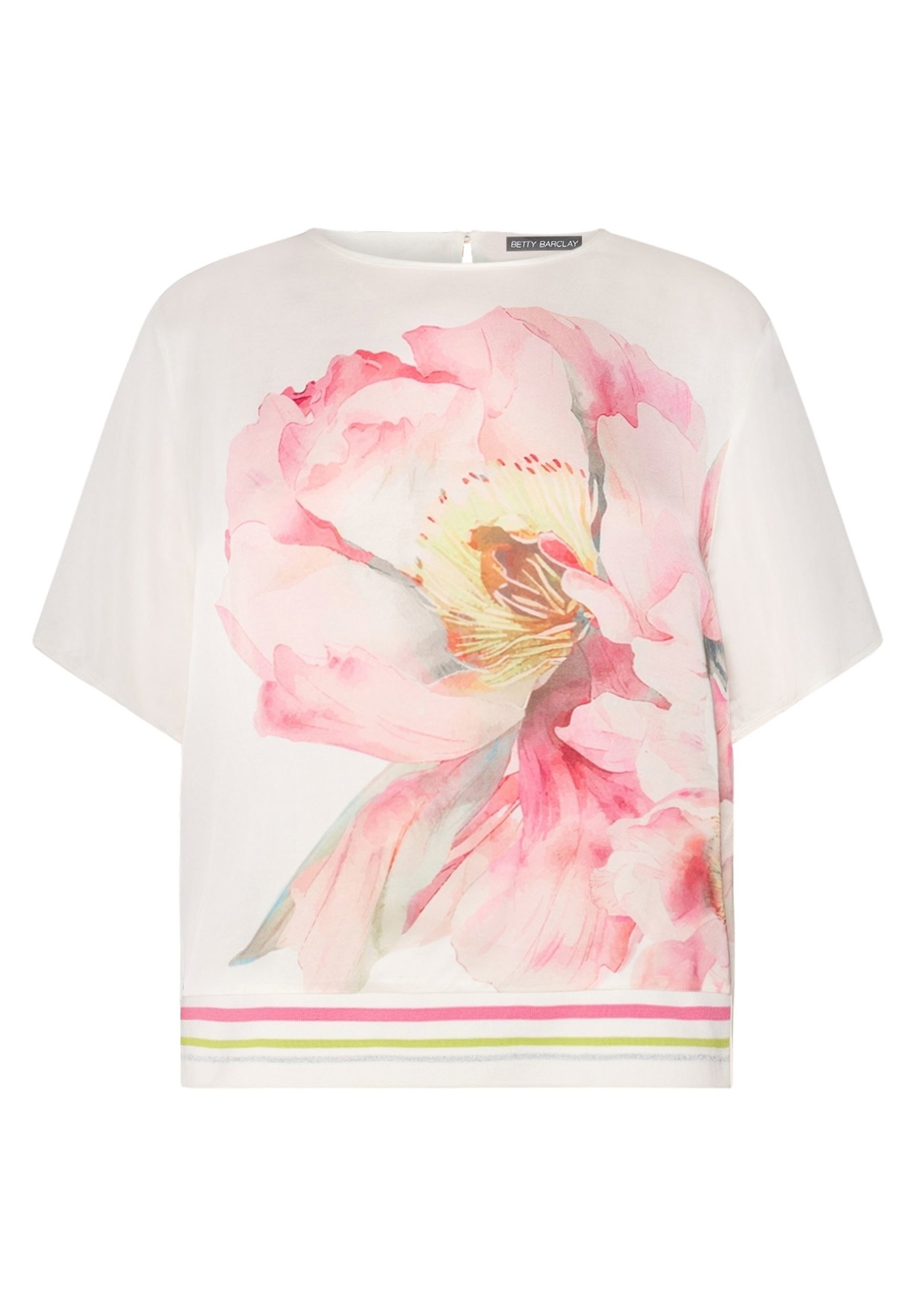 Betty Barclay |  Betty Barclay Druckbluse  | 38 | patch cream/rosé