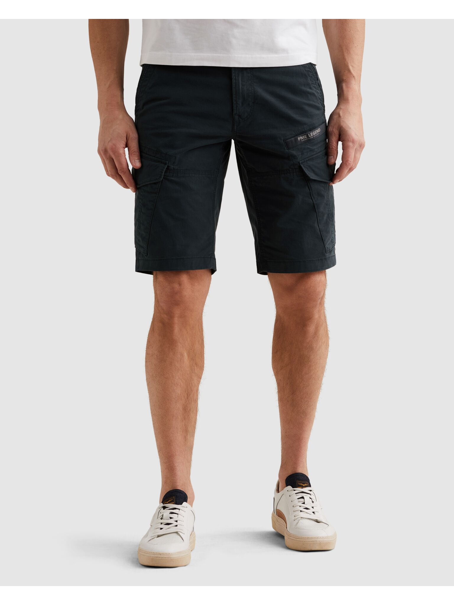 NORDROP CARGO SHORTS STRETCH TWILL, Carbon #1