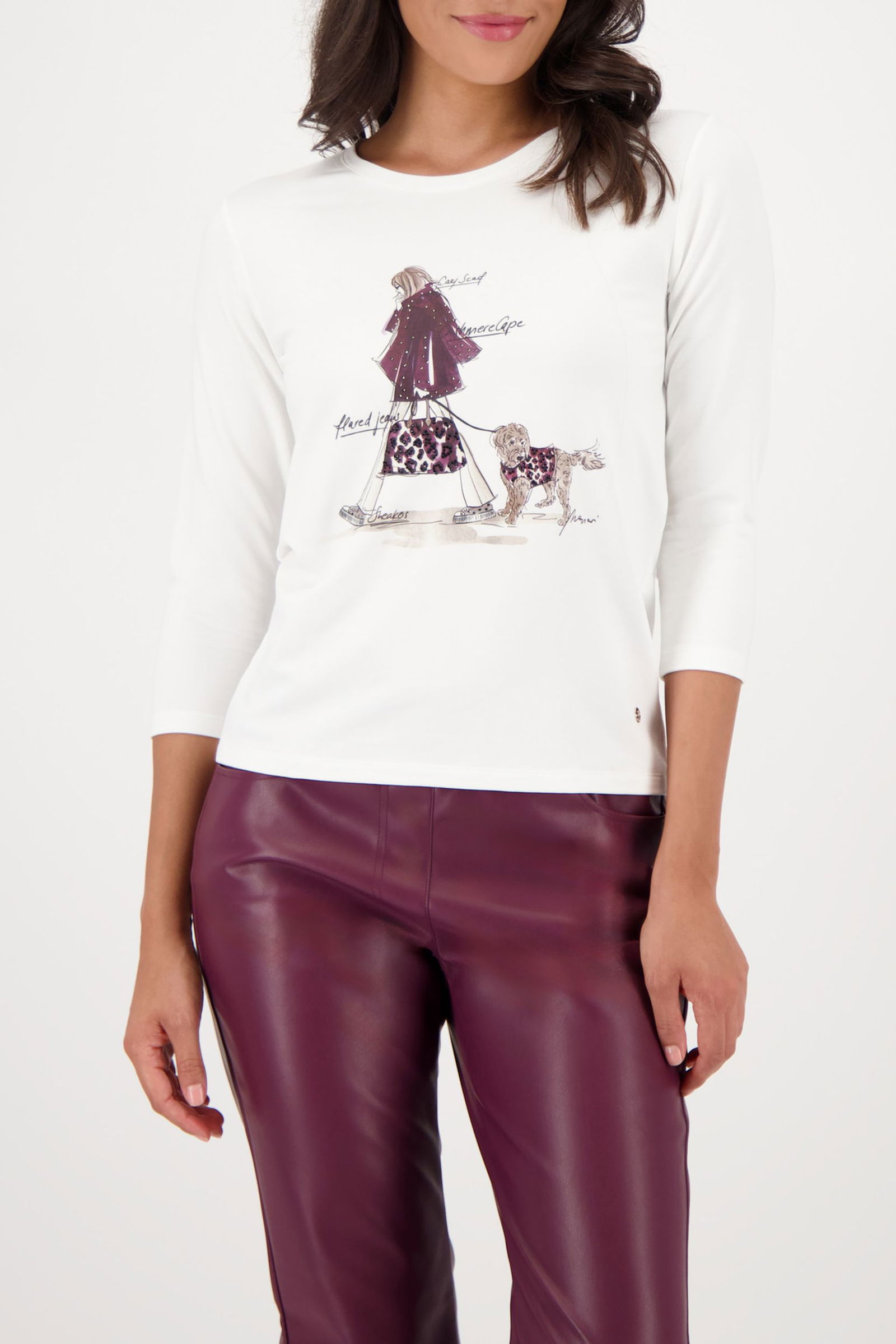 a6408b5ca6a8af2644b9060936595b29 Monari | Monari Longsleeve | 38 | off-white