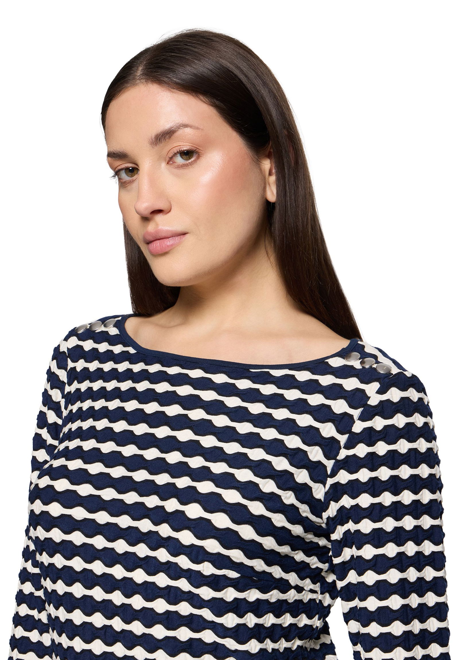 Betty Barclay |  Betty Barclay Freizeitkleid  | 38 | dunkelblau/weiß