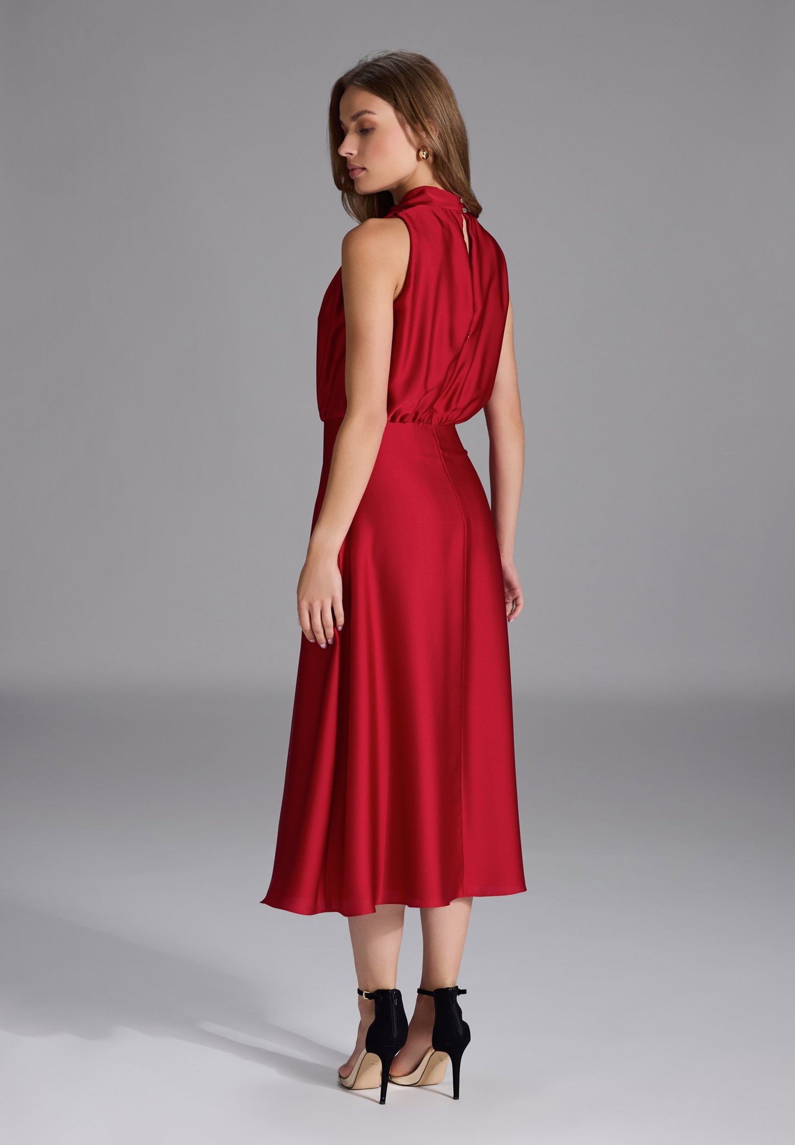 f56760e8398081ba3e088eef81cb4561 SWING | SWING Langes Kleid | 38 | chili red