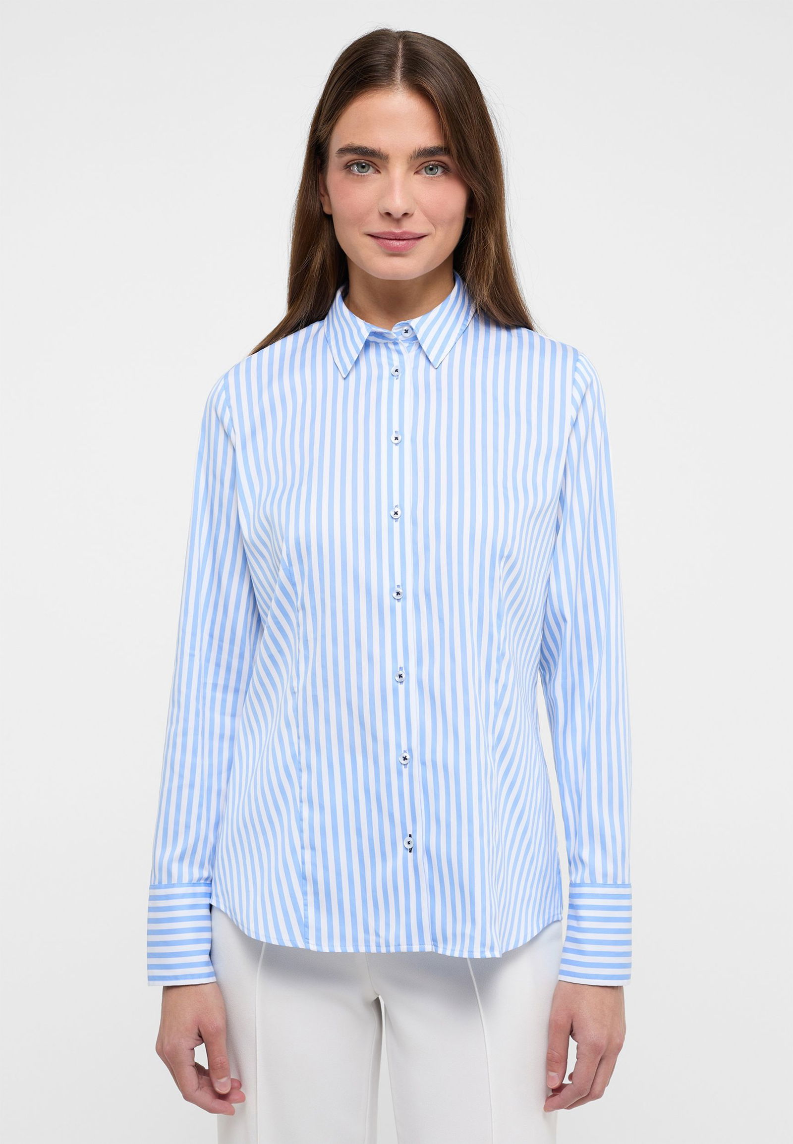 84b045209582561d87913b92f04248f2 Eterna | Eterna Druckbluse | 48 | hellblau