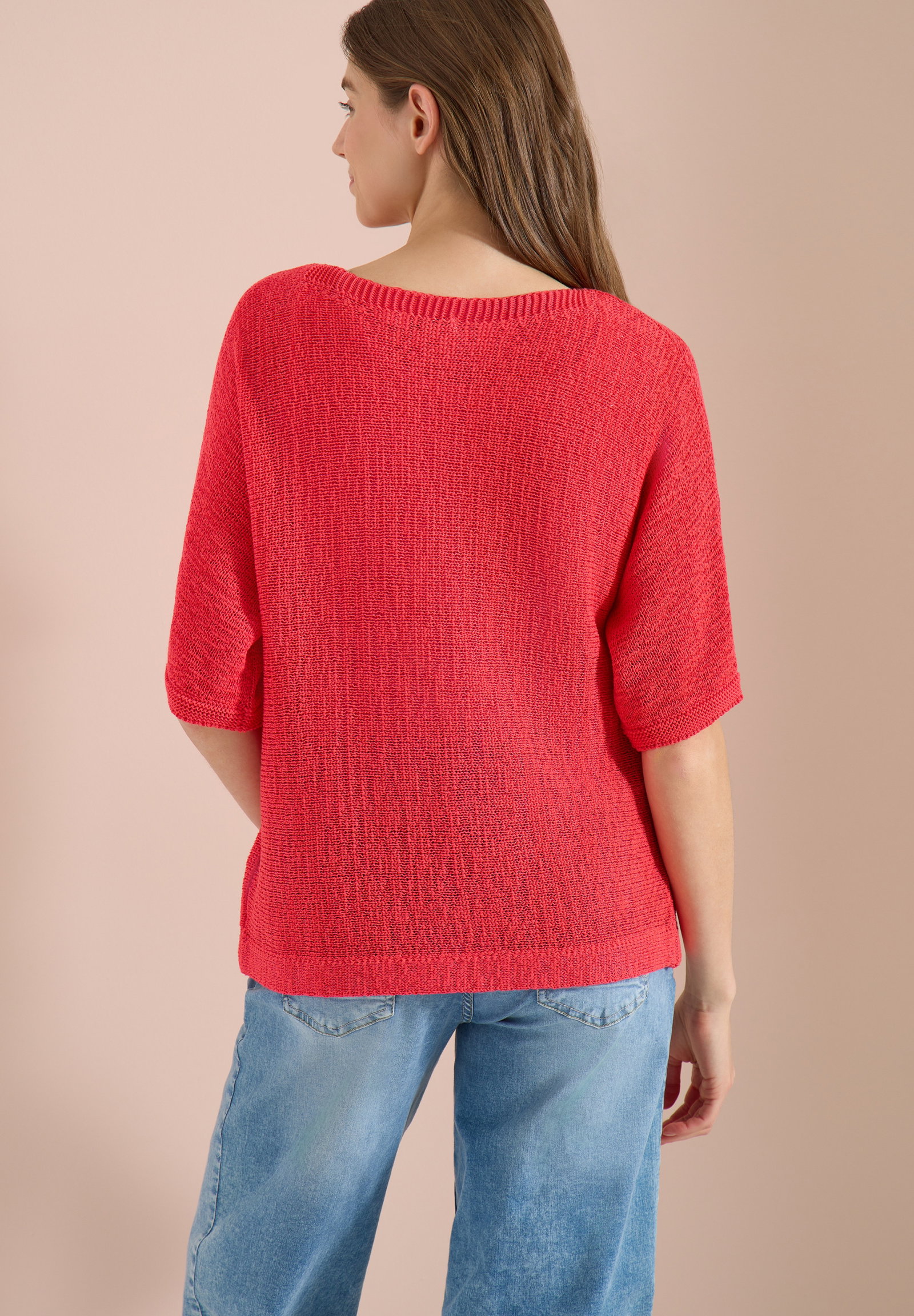 Tapeyarn Dolman, coral #4