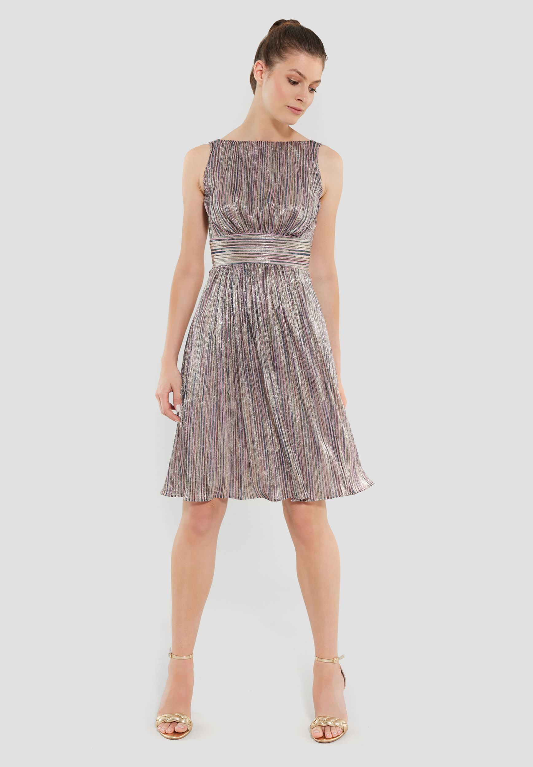 SWING |  SWING Kurzes Kleid  | 38 | lightrose / multi