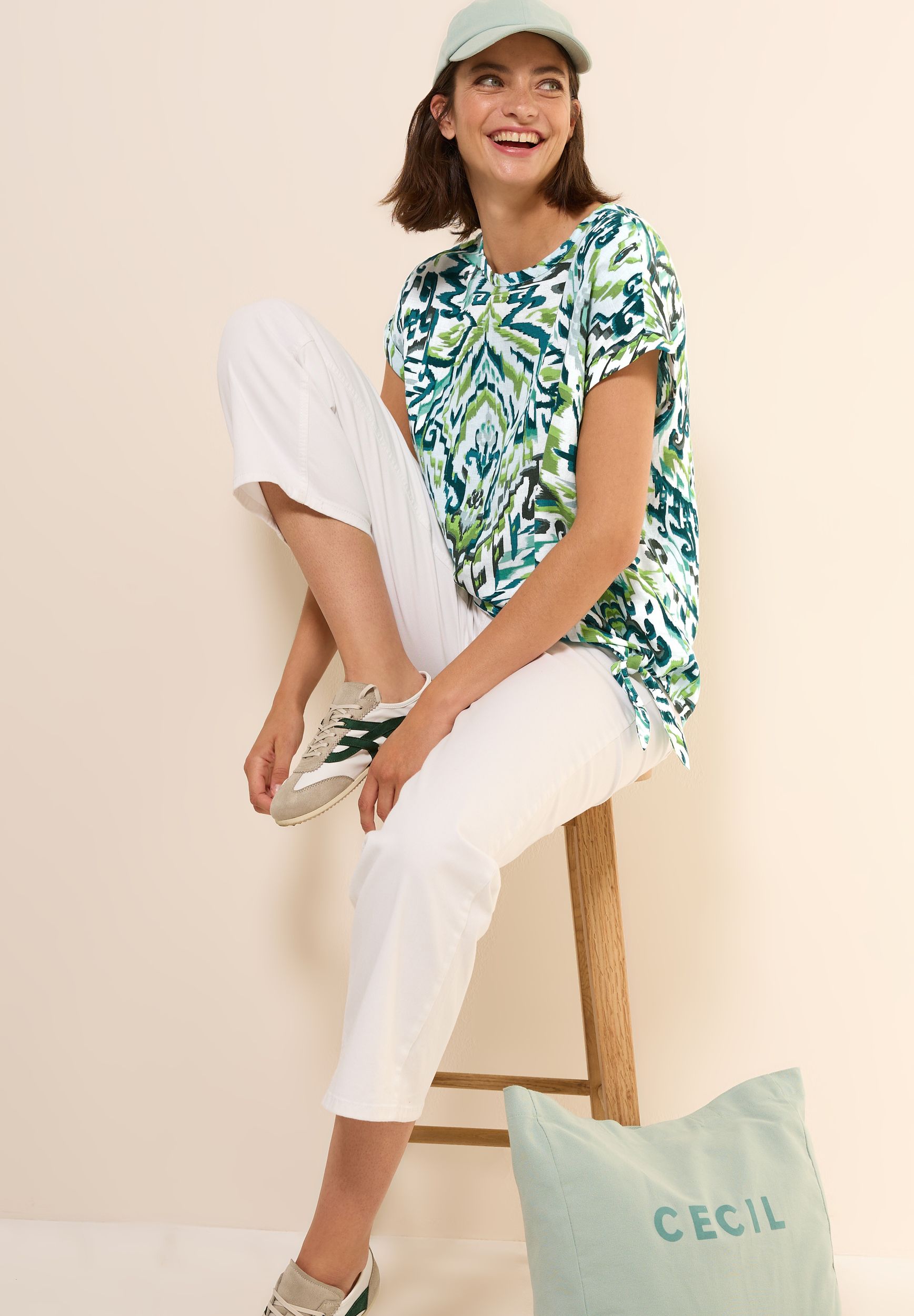 CECIL |  CECIL Bluse aus Leinen  | S | 11231_36250