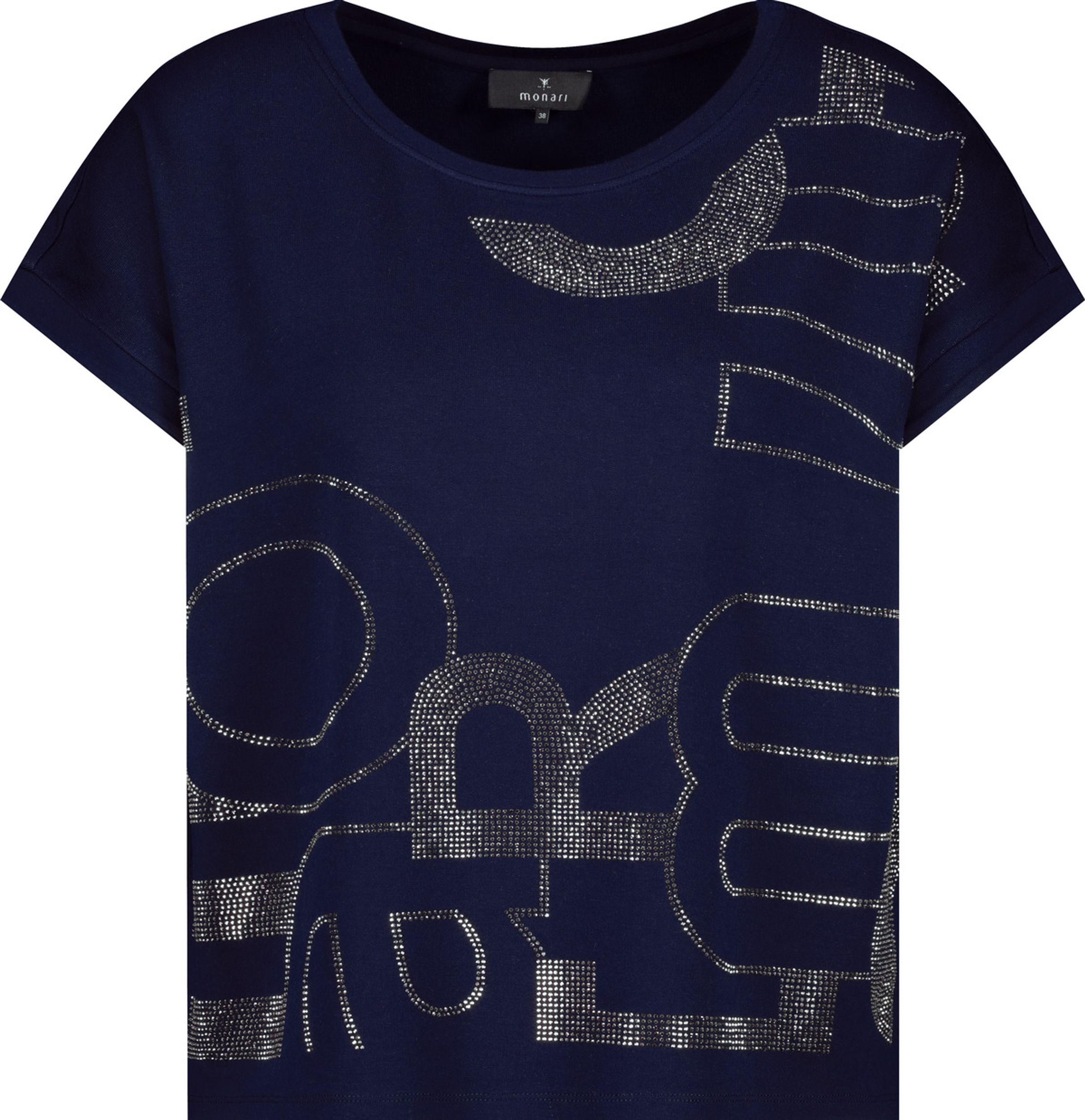 Monari |  T-Shirt, navy | 38