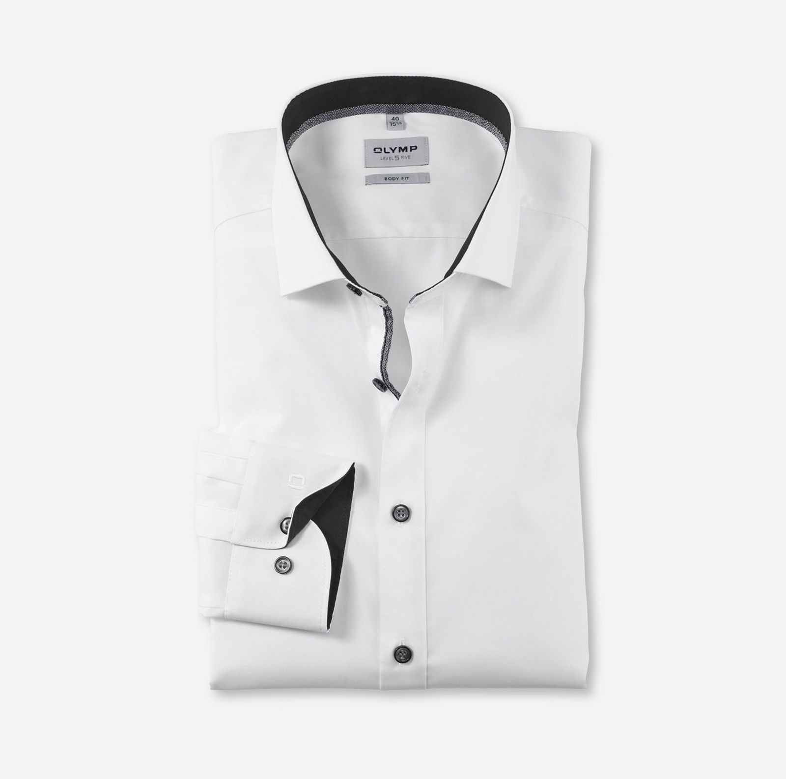 Olymp |  Olymp Hemd Modern Fit  | 43 | anthrazit