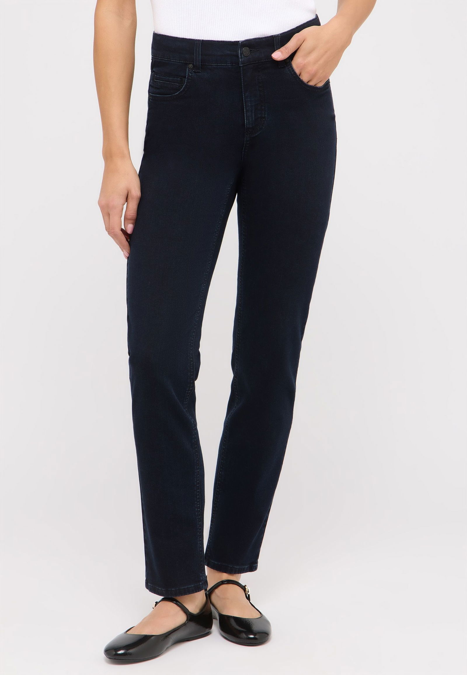 8eef0cb6b0eda7696badf6afdc08a0aa Angels |  Angels Straight Leg Jeans "Cici" | 42/32 | grey used