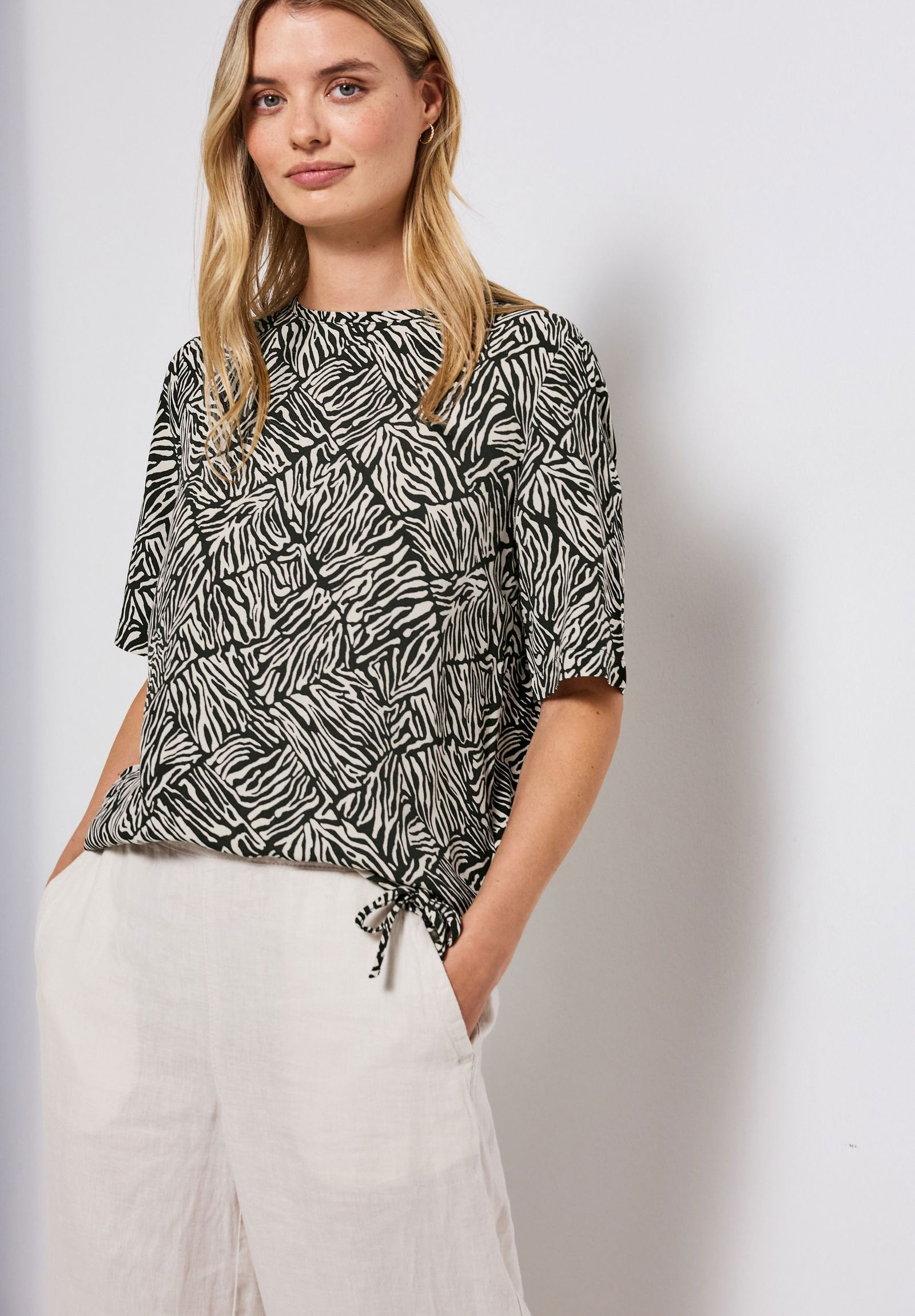 |  LTD QR printed mat-mix shirt w, pine grove green | 40 | 4565_26618