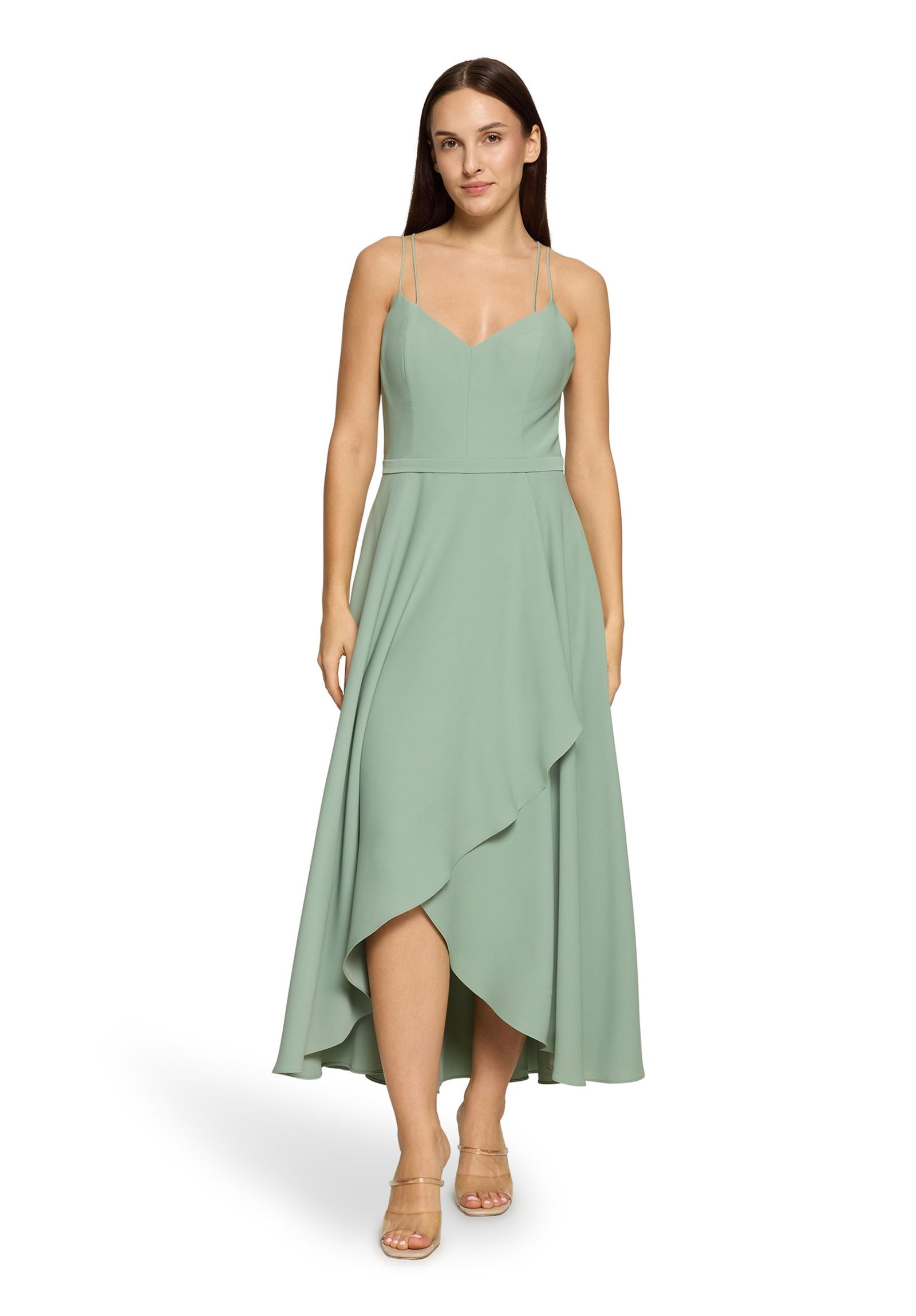 f2d27f73e245fe6456f5ffb864ca6fb4 VM by Vera Mont | Vera Mont Abendkleid mit Volant | 36 | rohweiß