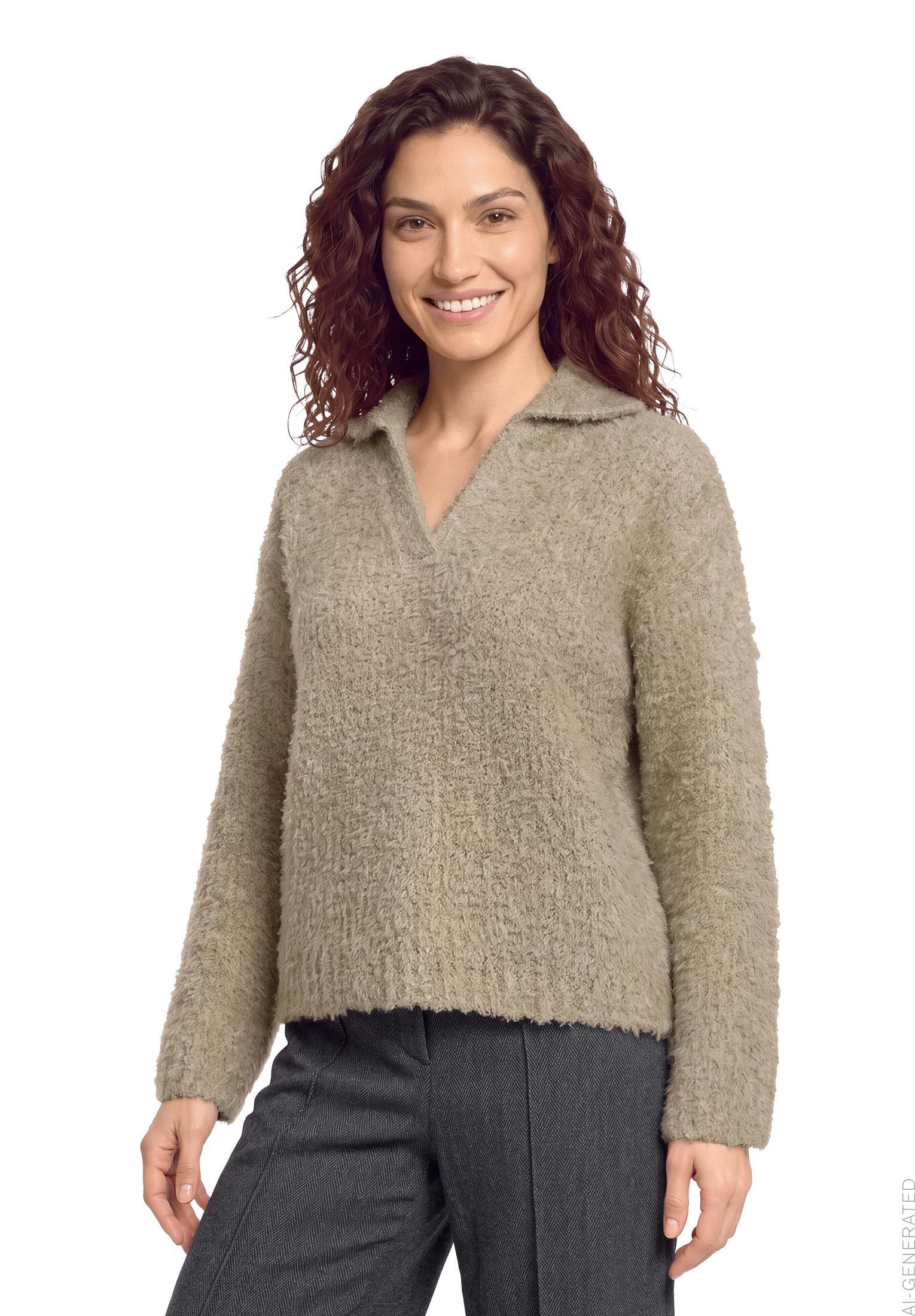 Strickpullover Kurz 1/1 Arm, Light Mauve #3