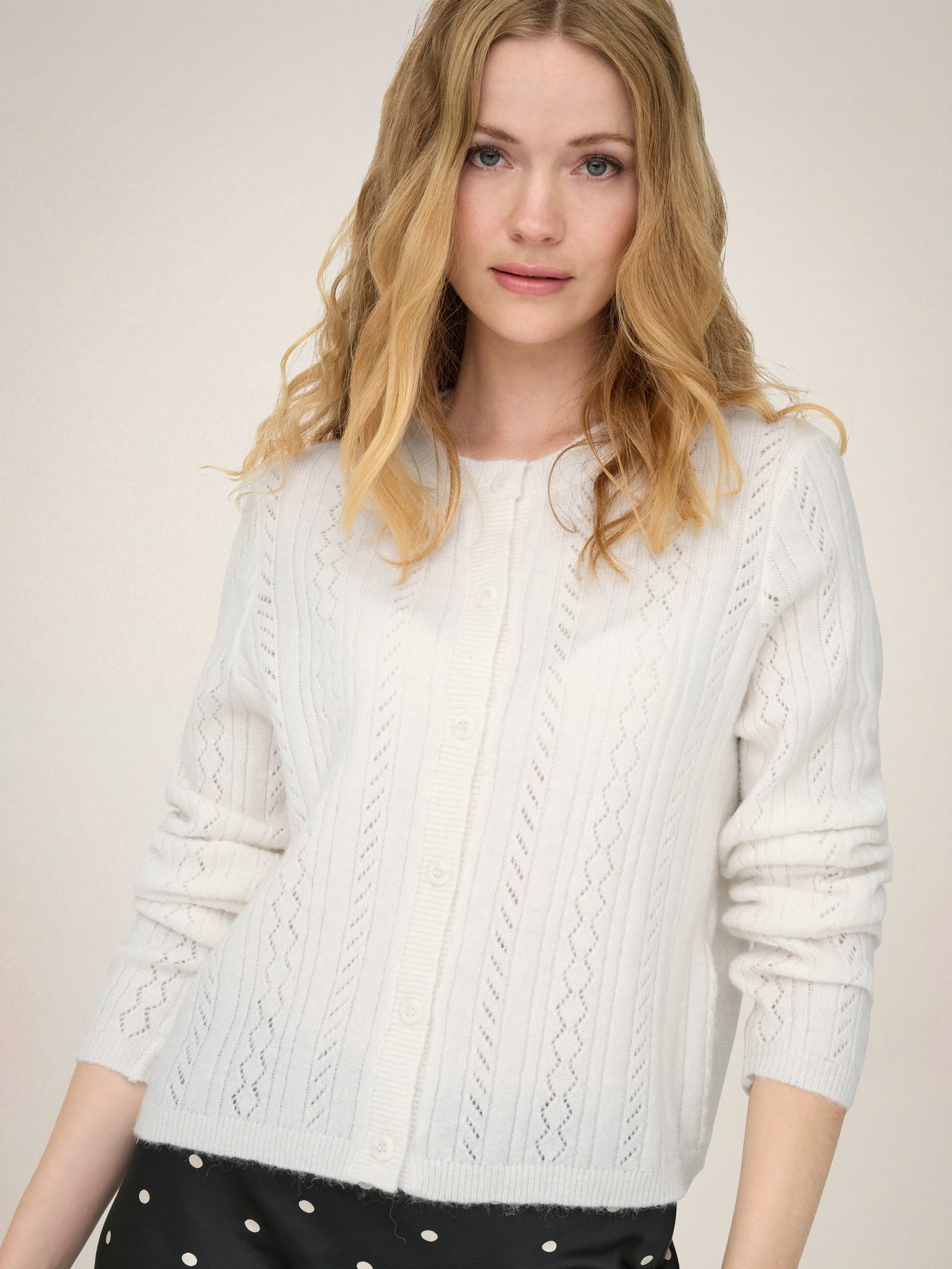 JDY |  JDY Strickjacke | Cardigan  | XS | bright white