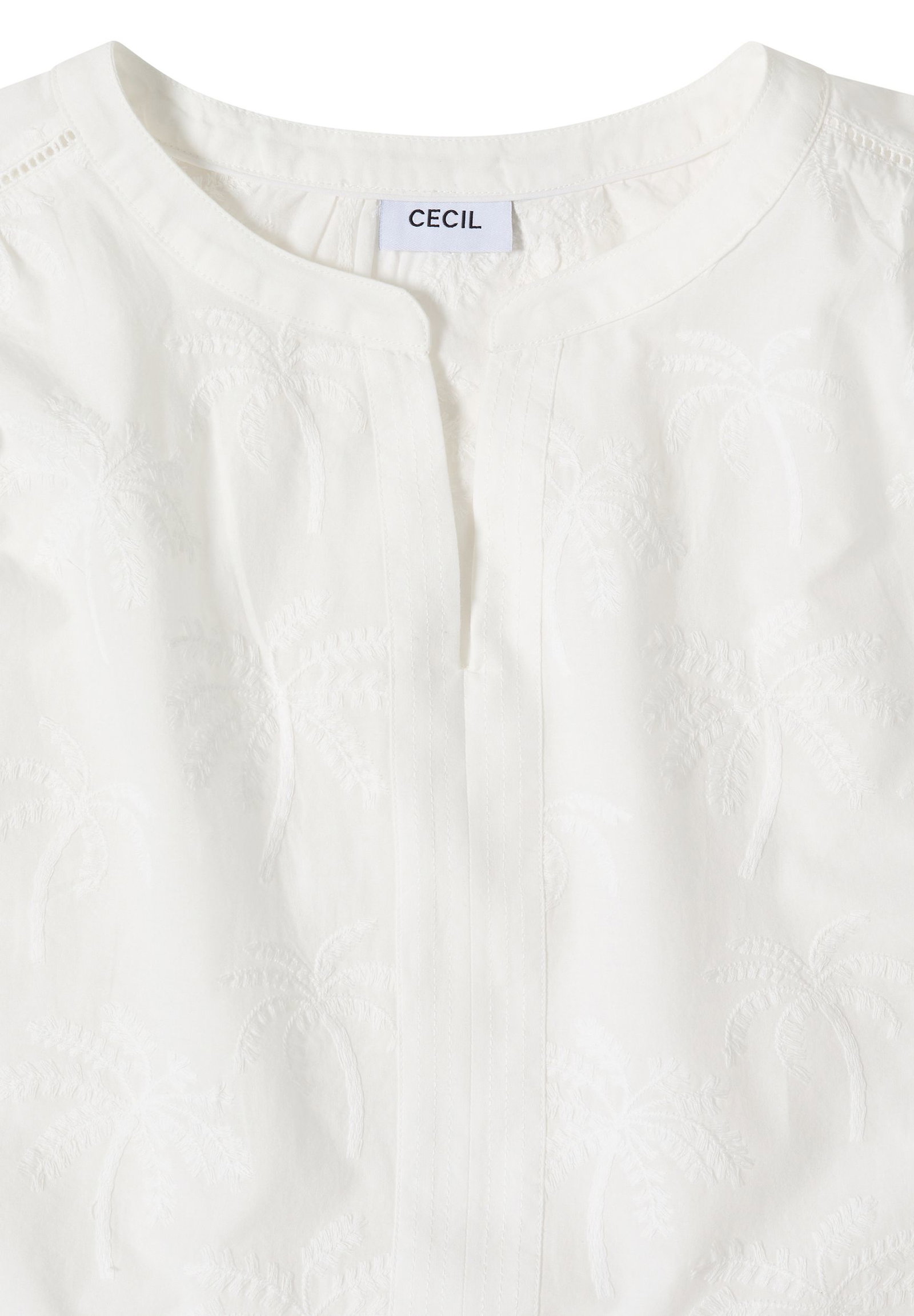 CECIL |  CECIL Druckbluse  | S | vanilla white