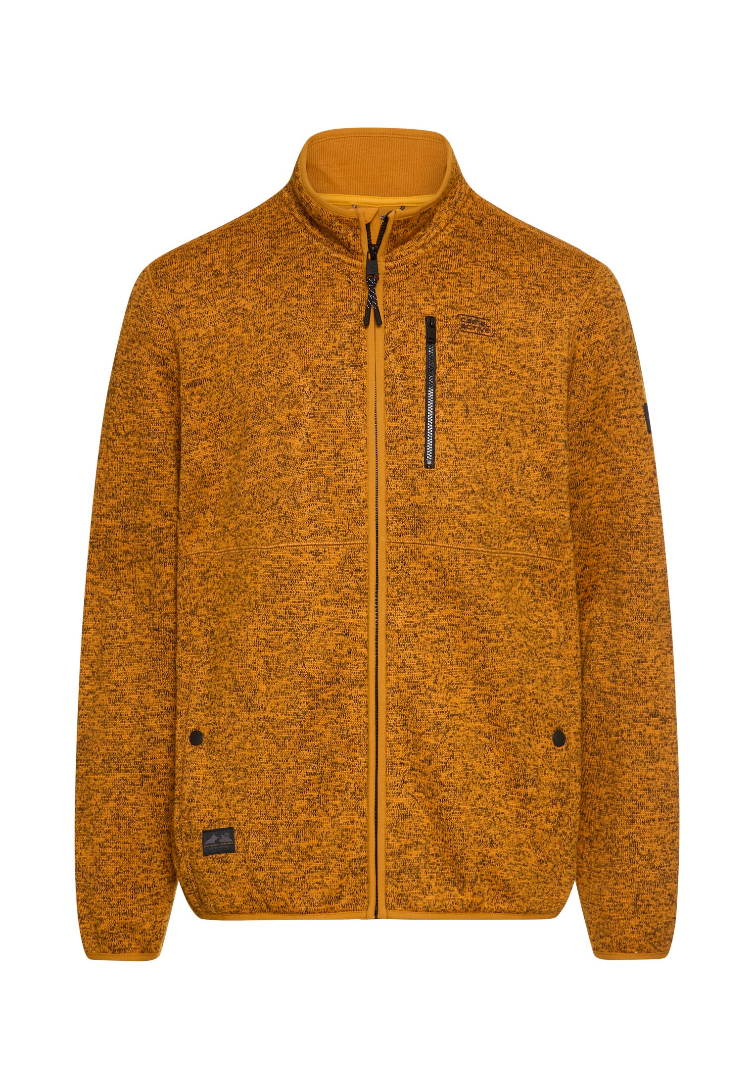 Camel Active Strickjacke mit Stehkragen #1