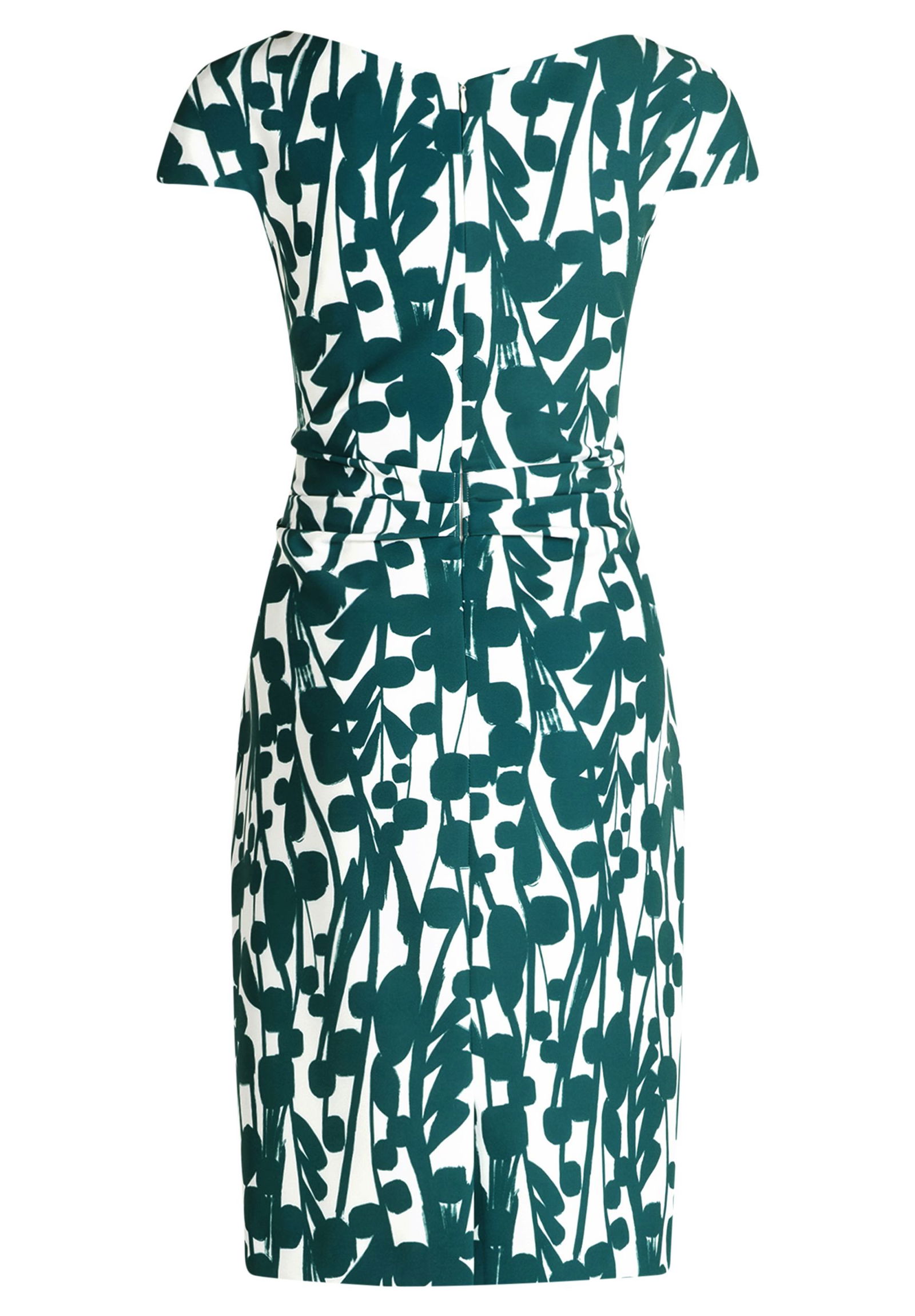 418672d4fb4b6363d8c6c0eda060a589 Vera Mont |  Vera Mont Kurzes Kleid  | 40 | cream/dark green