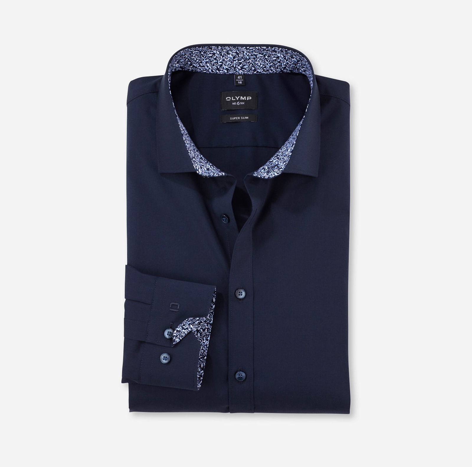 Olymp |  Olymp Hemd Modern Fit  | 43 | kobalt