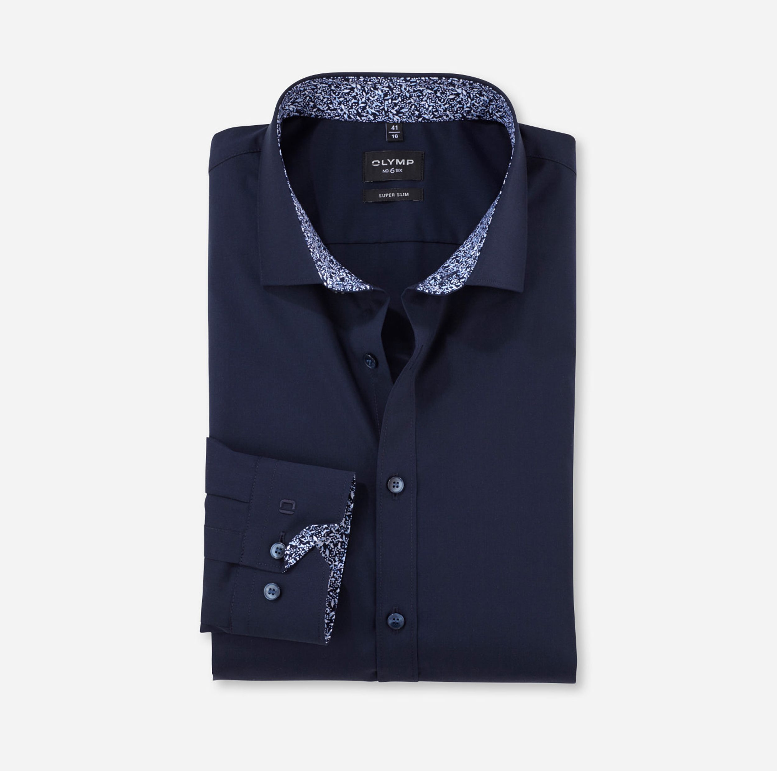 Olymp |  Olymp Hemd Modern Fit  | 43 | kobalt