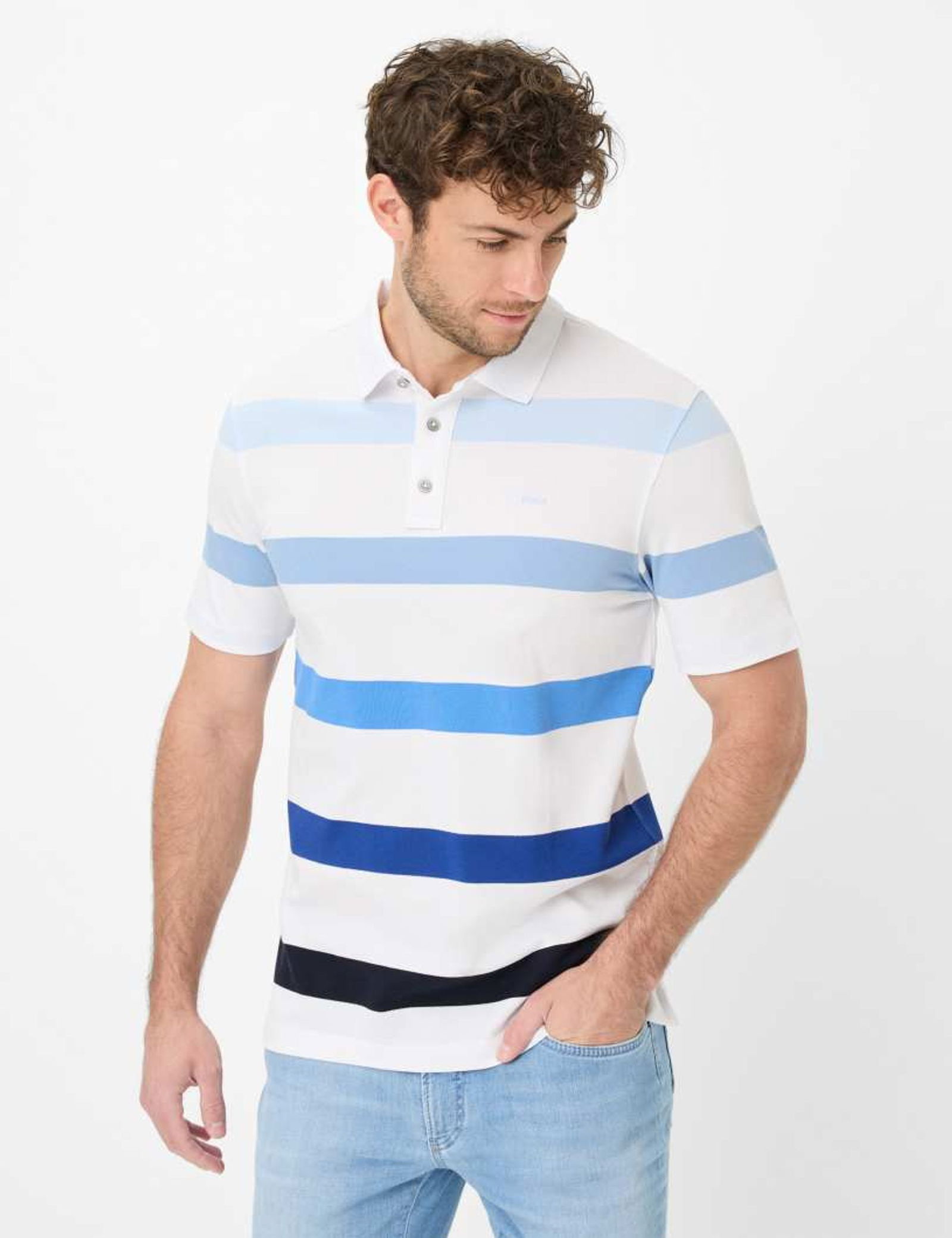 Brax |  Brax Poloshirt  | XL | sky