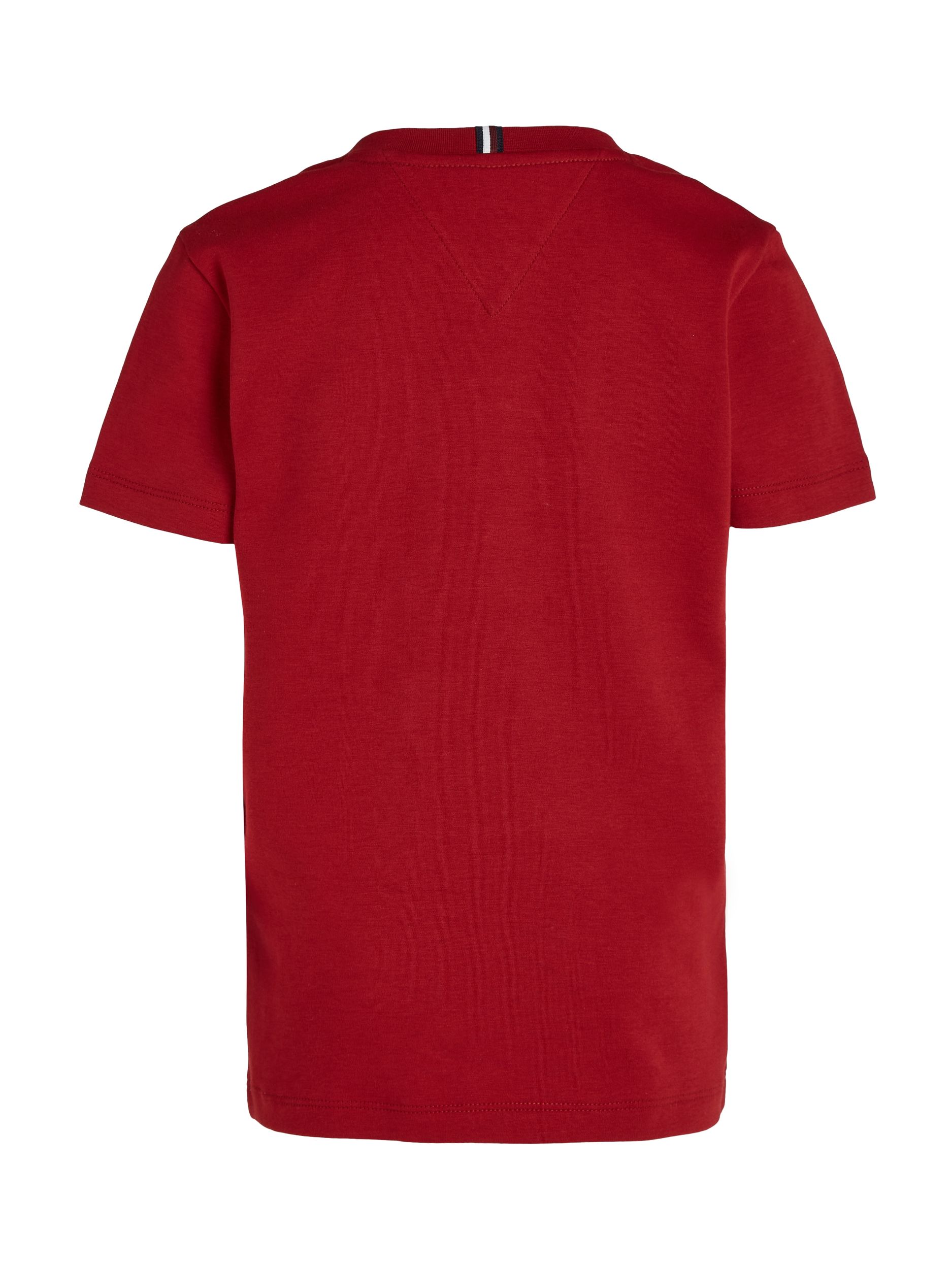 Tommy Hilfiger |  HILFIGER LOGO TEE S/S | 16 | rouge