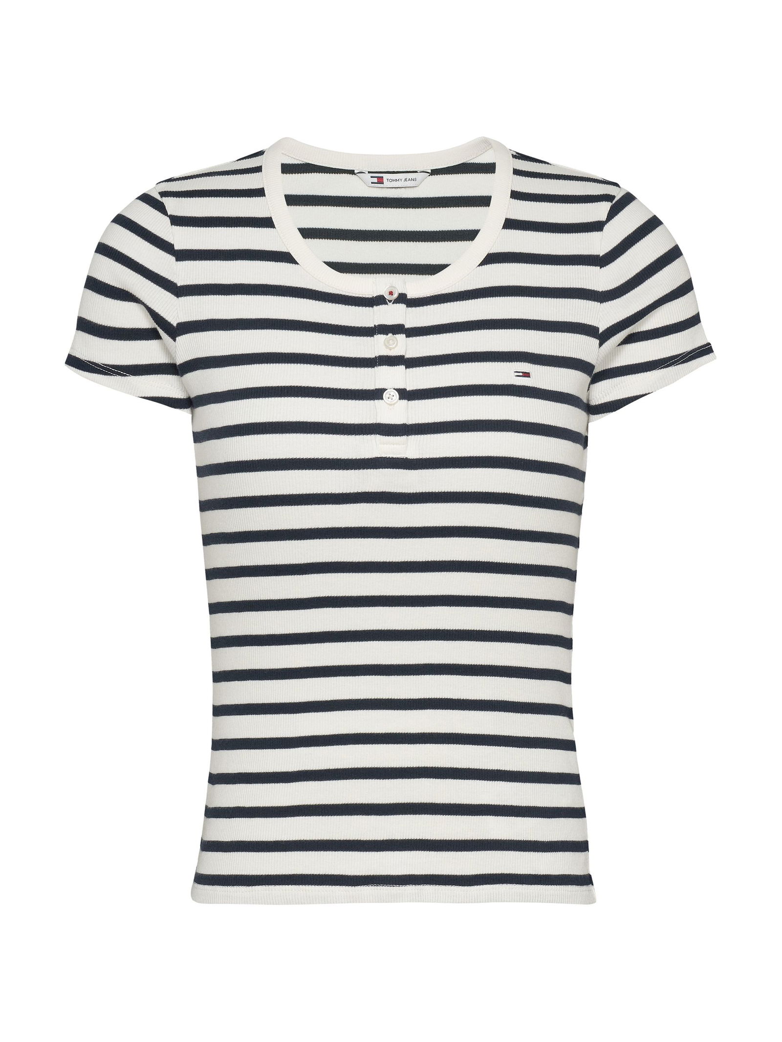 c0417c6f3d61c59bf7ded2bebd312075 Tommy Jeans |  Tommy Jeans Shirt  | L | brenton stp/ white/desert sky