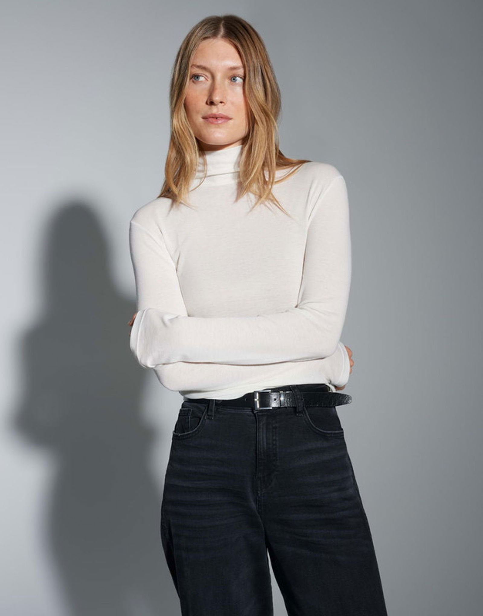 Opus |  Opus Rollkragenpullover  | 44 | milk