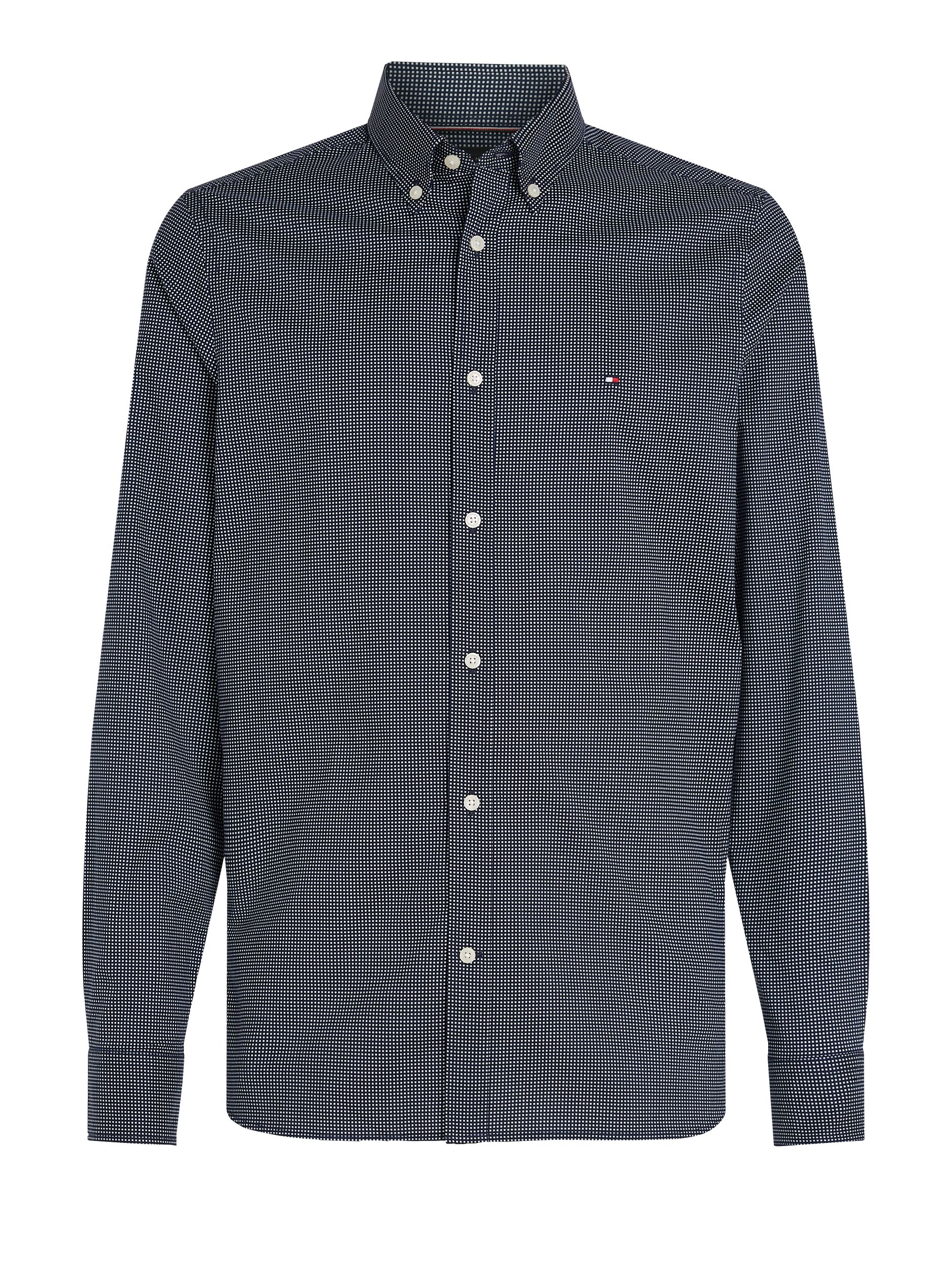 Tommy Hilfiger |  Tommy Hilfiger Hemd Regular Fit  | XXL | faded indigo/yale navy