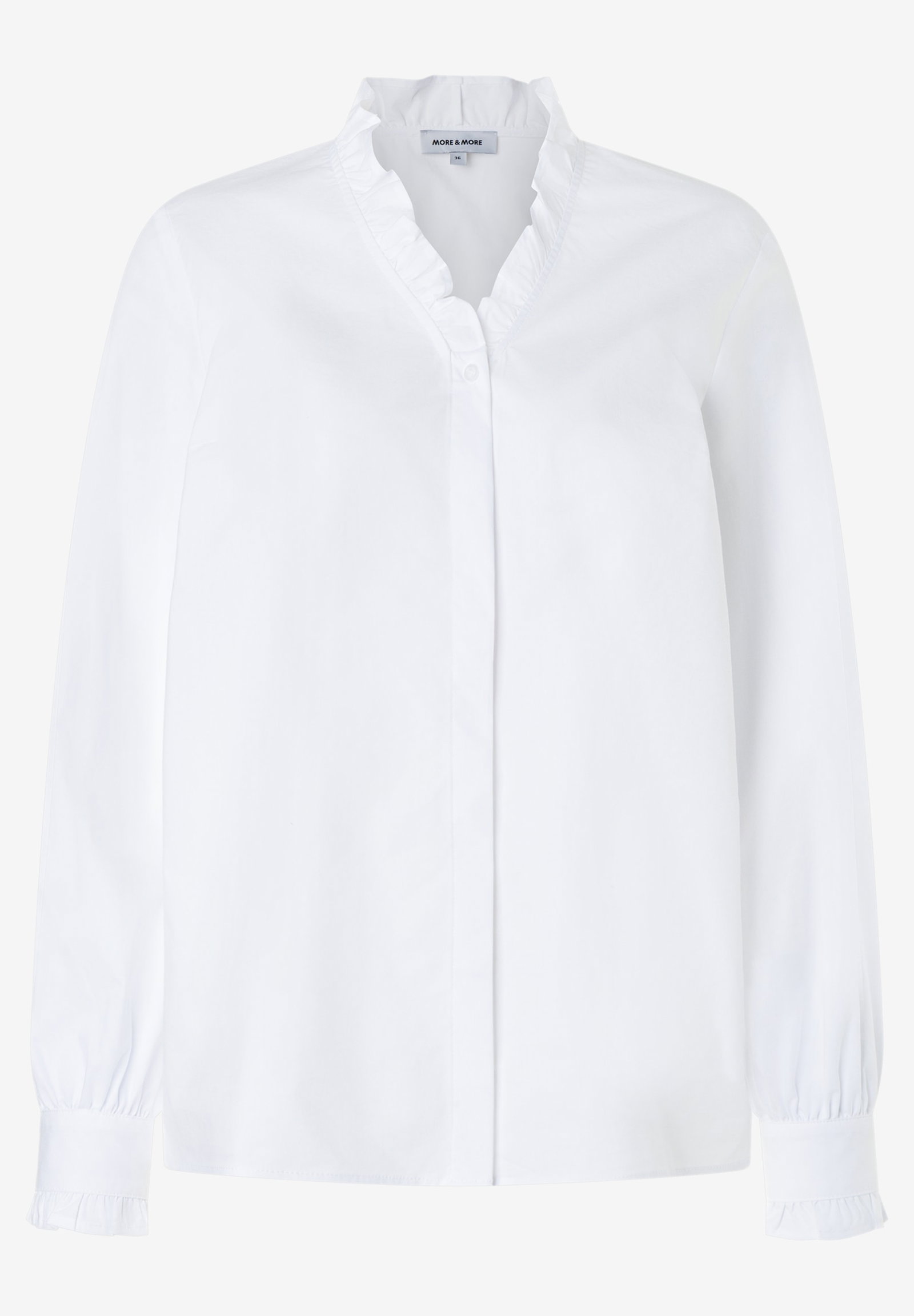 Feminine Shirt Blouse, white #1