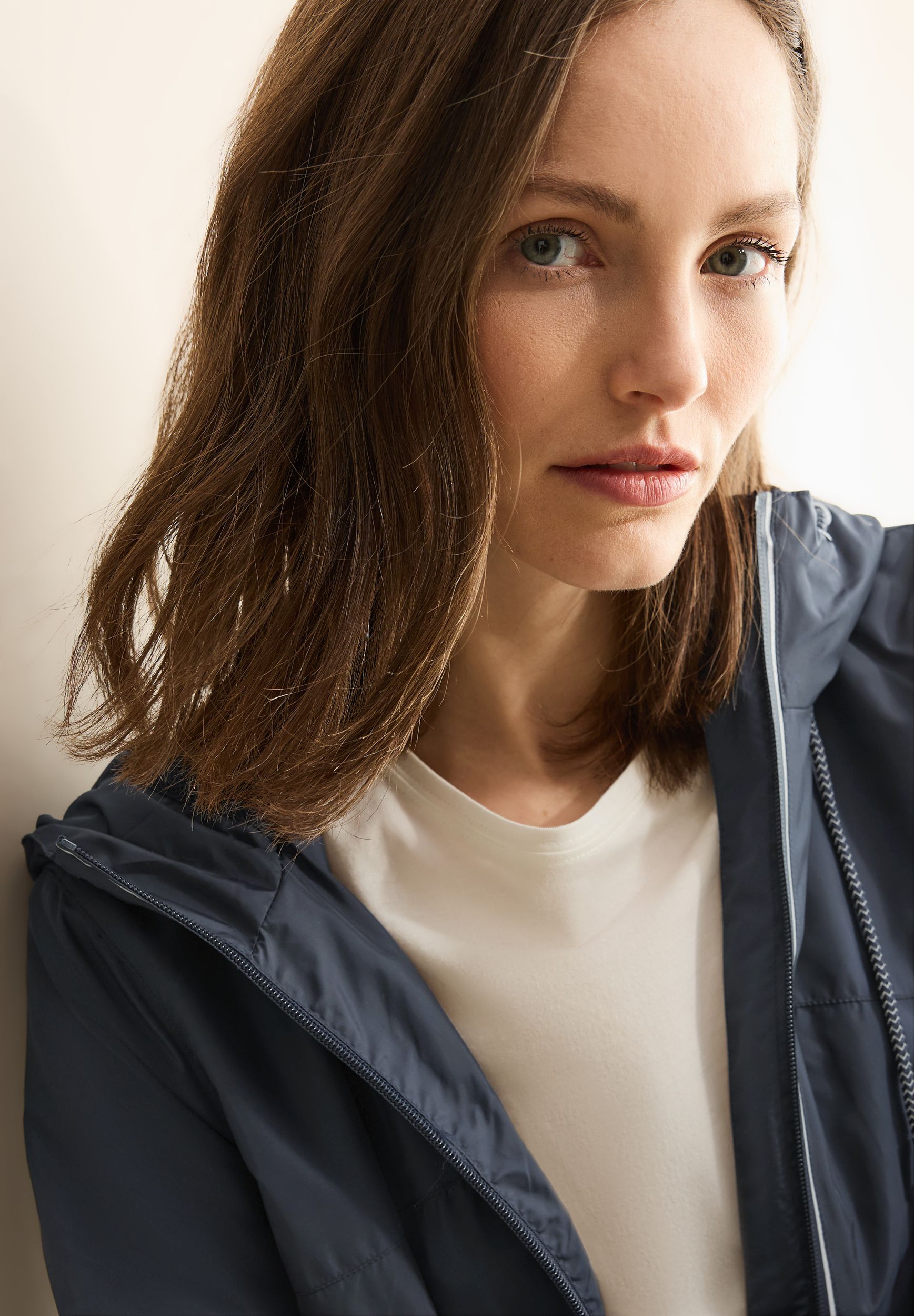  |  Windbreaker w. flap pockets, dark navy blue | S | dark navy blue