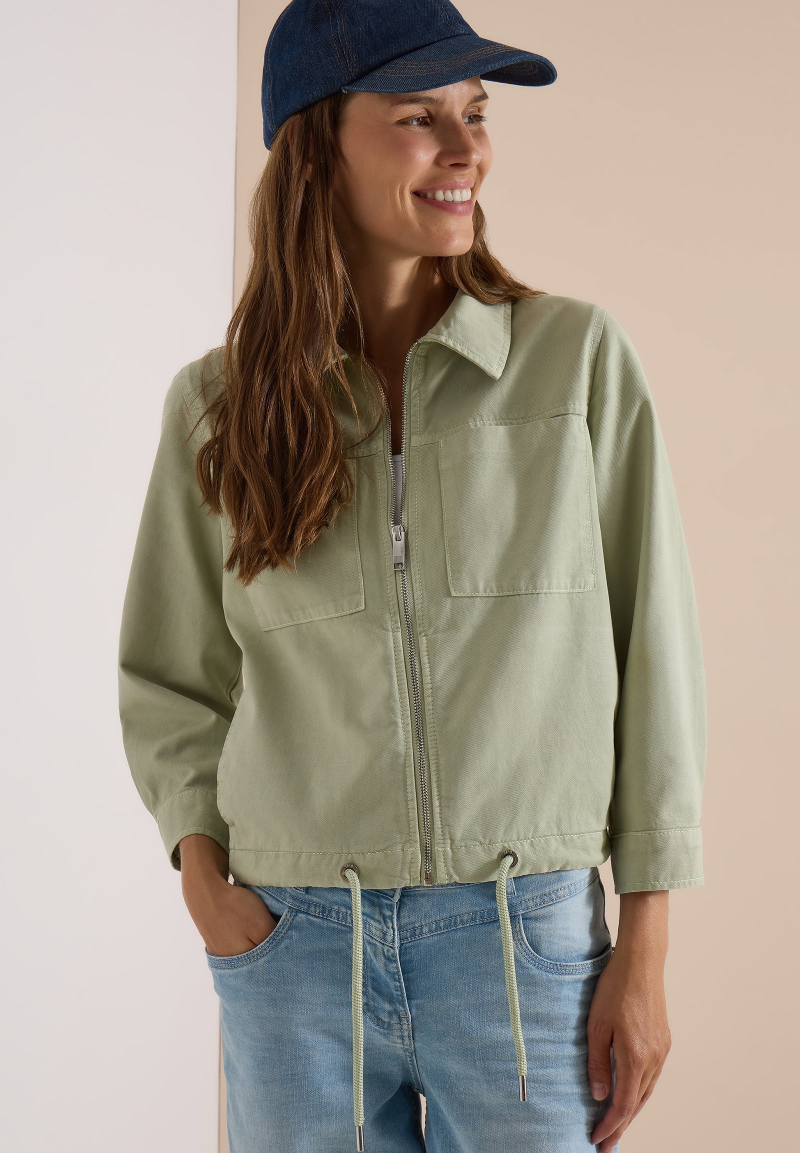 TOS Cotton Twill Jacket, raw matcha lime #3