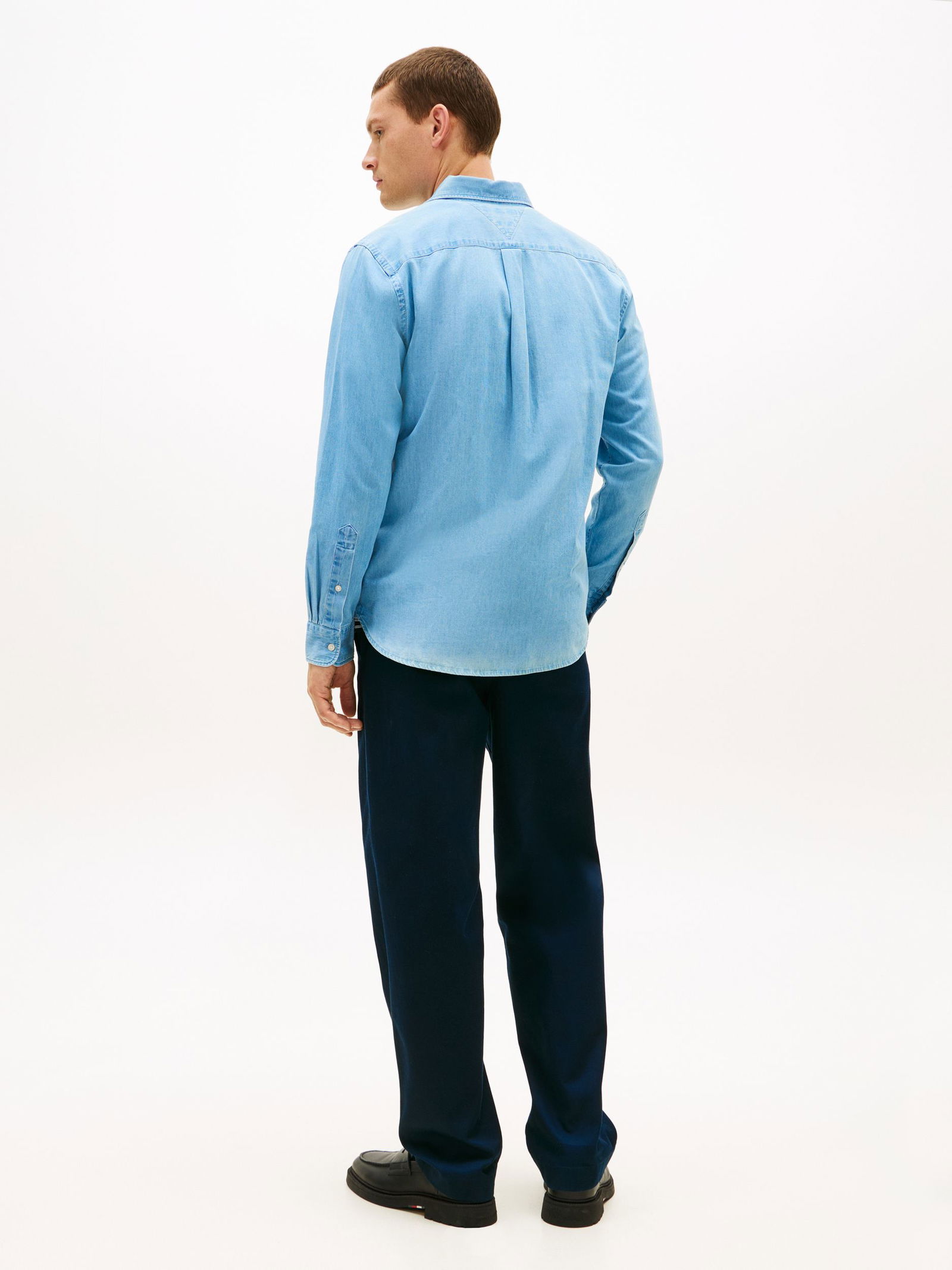 Tommy Hilfiger |  Tommy Hilfiger Hemd Modern Fit  | XL | denim medium