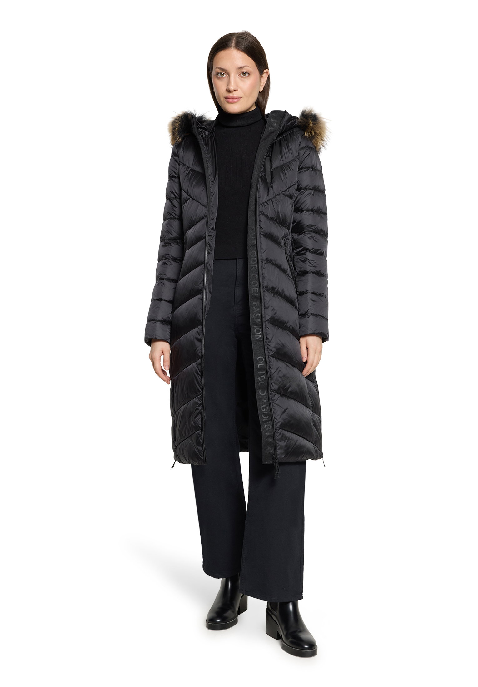 Mantel Fell/Pelz, Jet Black #5