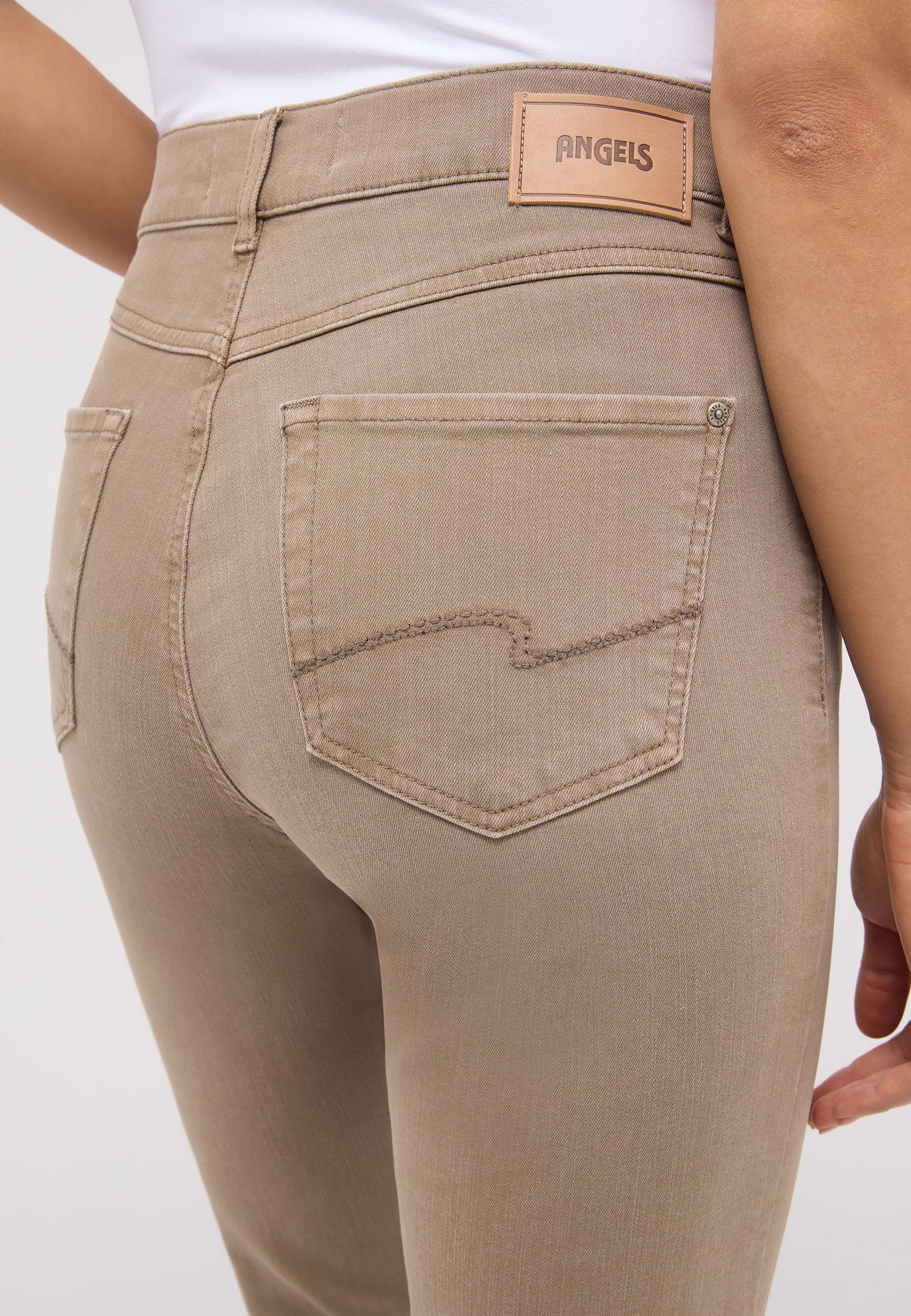 Angels |  Angels Straight Leg Jeans "Cici" | 42/32 | truffle used