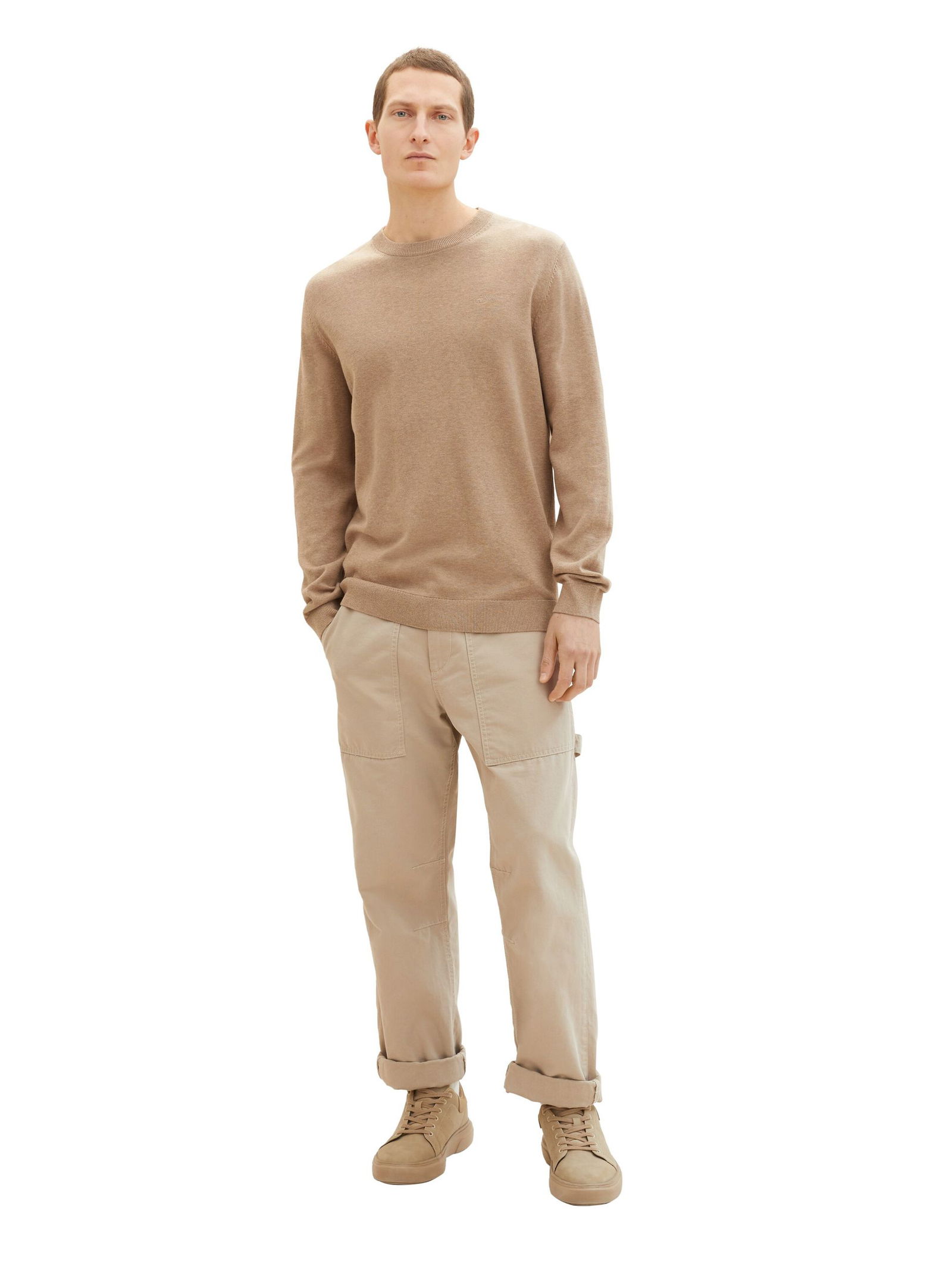 Tom Tailor | Tom Tailor Pullover | L | hazel brown melange