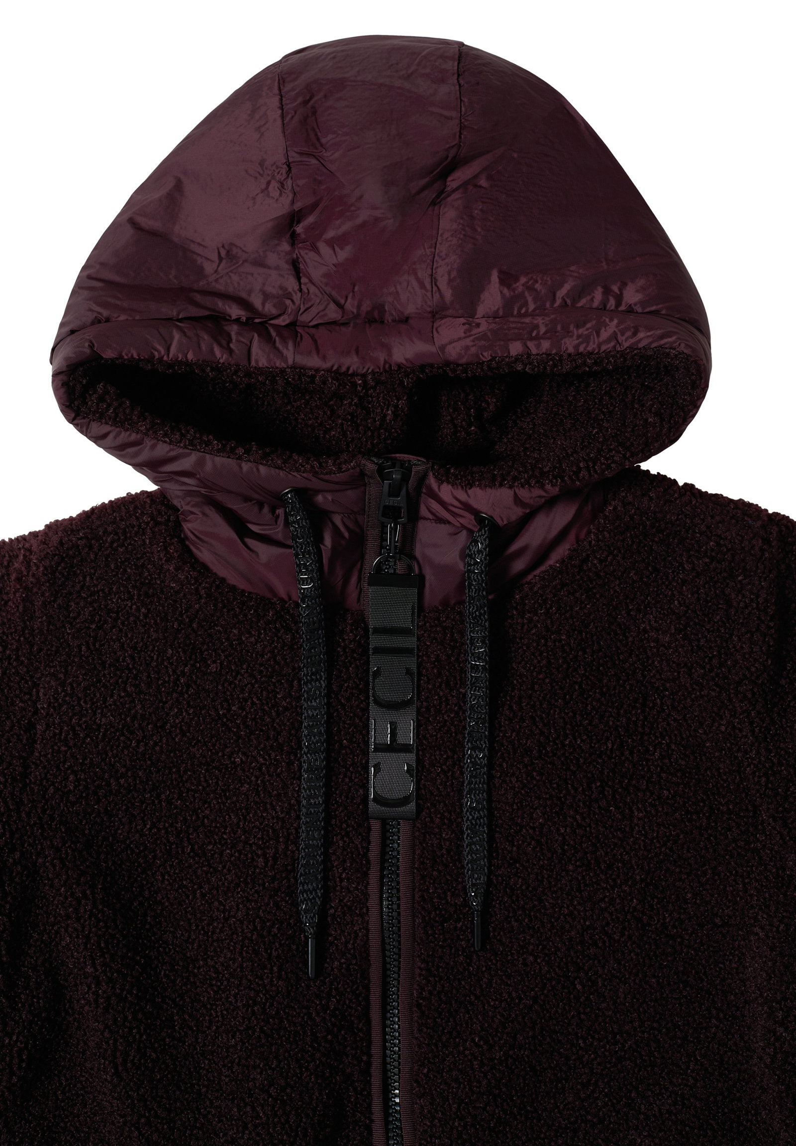 TOS Teddy Matmix Coat, berry red #2