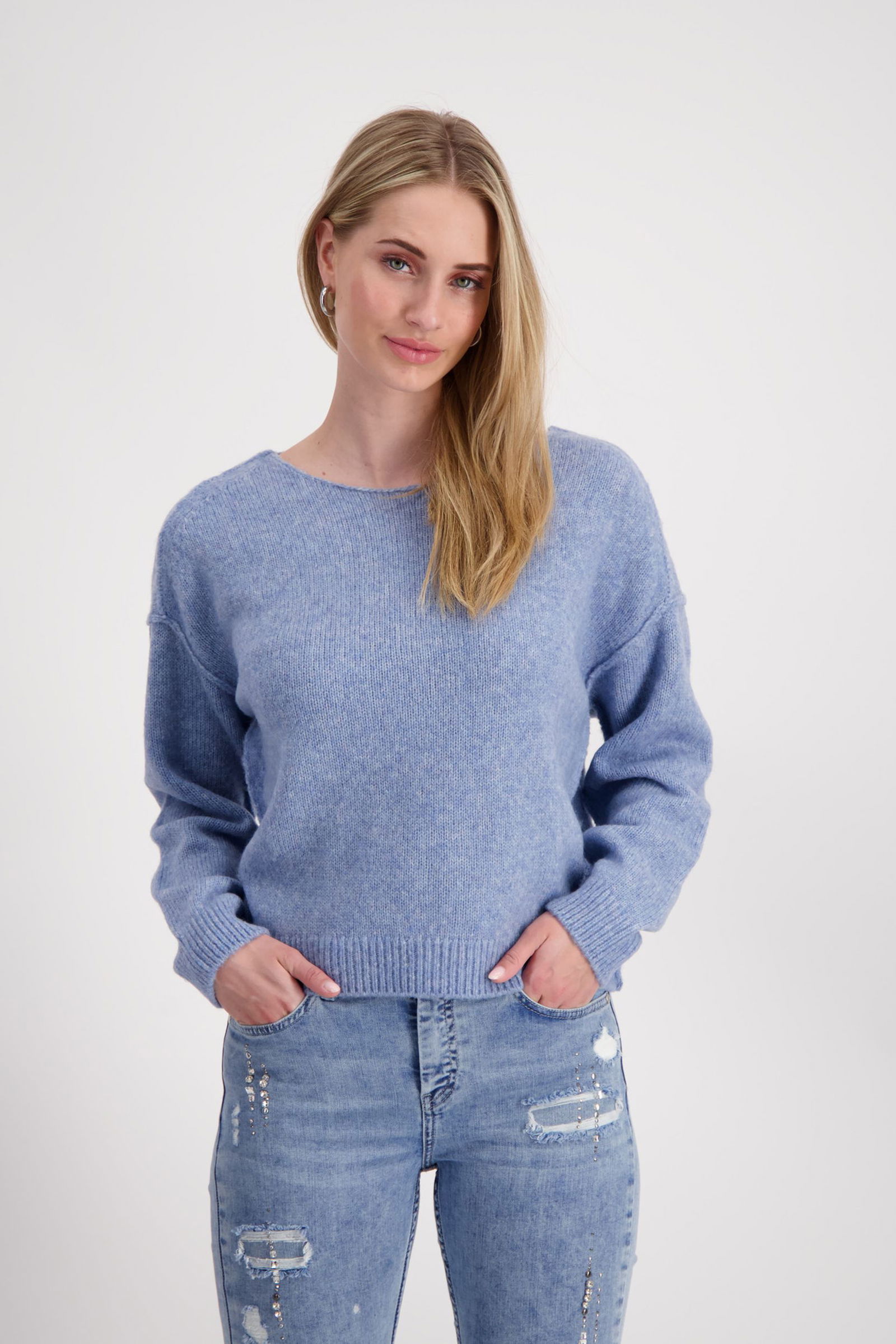 Monari |  Monari Pullover  | 42 | denim blue