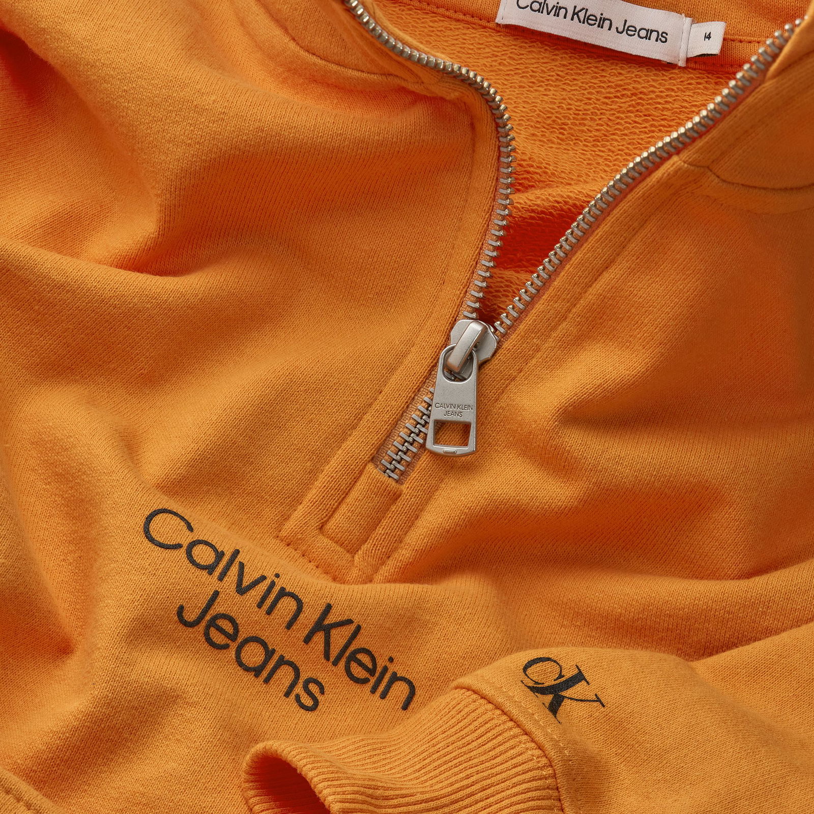 STACKED LOGO RLXD ZIP-UP SWTSHRT