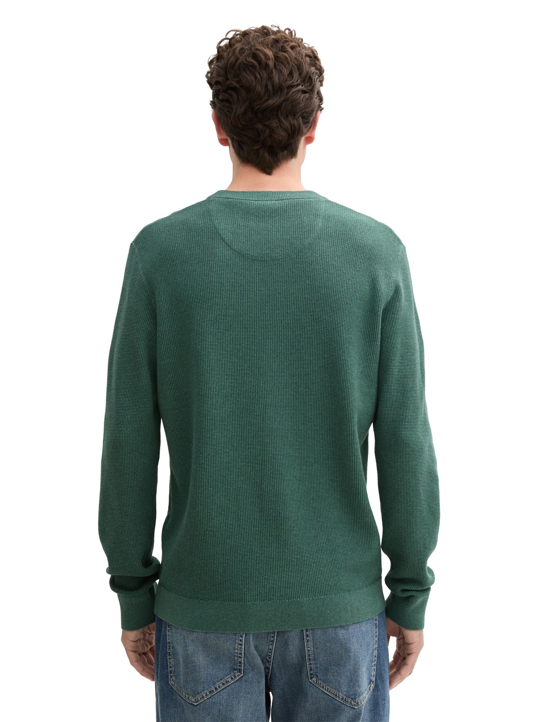 Tom Tailor |  Tom Tailor Pullover  | M | green dust melange