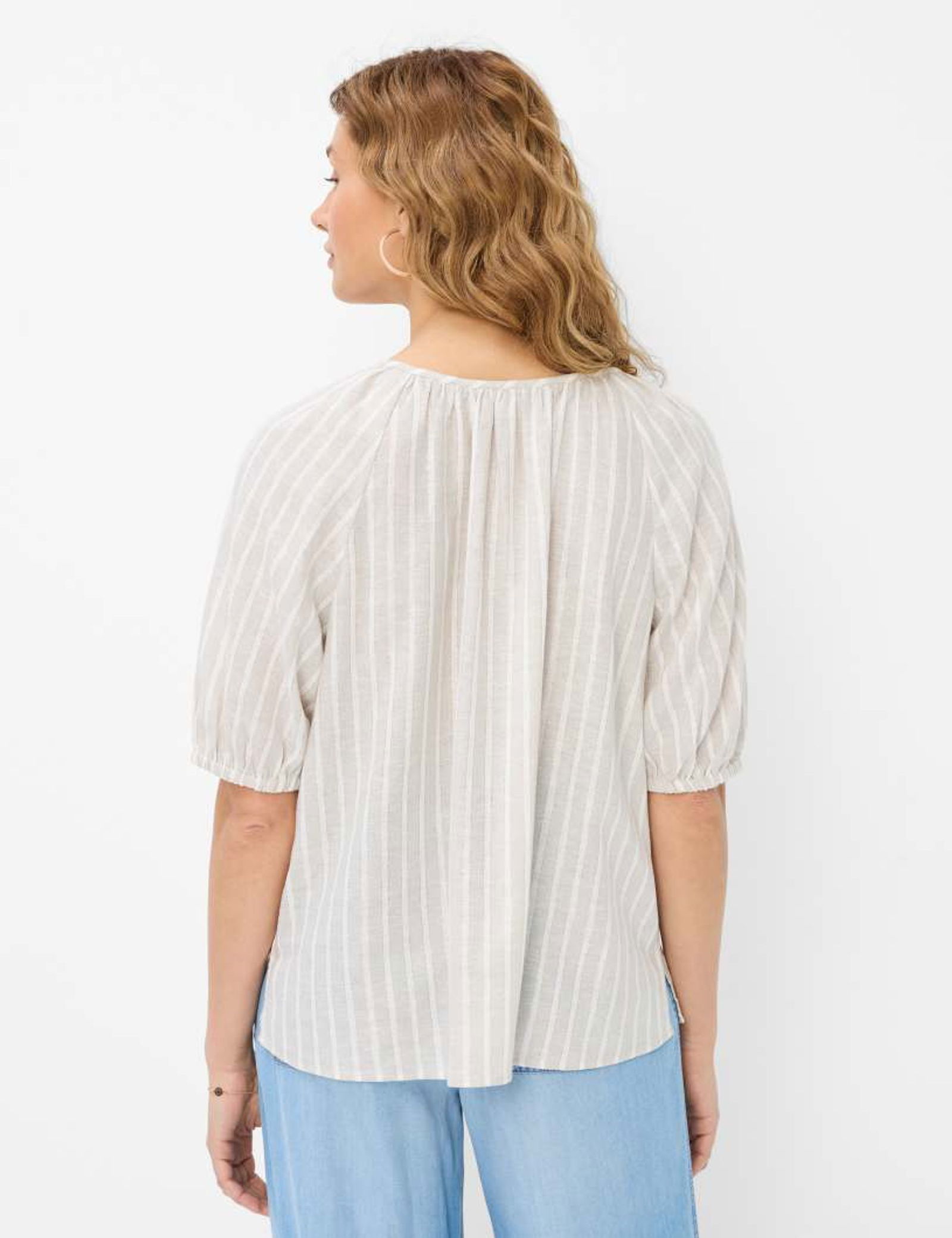 49ab1f54c2618a9297761c0a652f10e8 Brax |  Brax Bluse aus Leinen Style "Viva" | 38 | beach