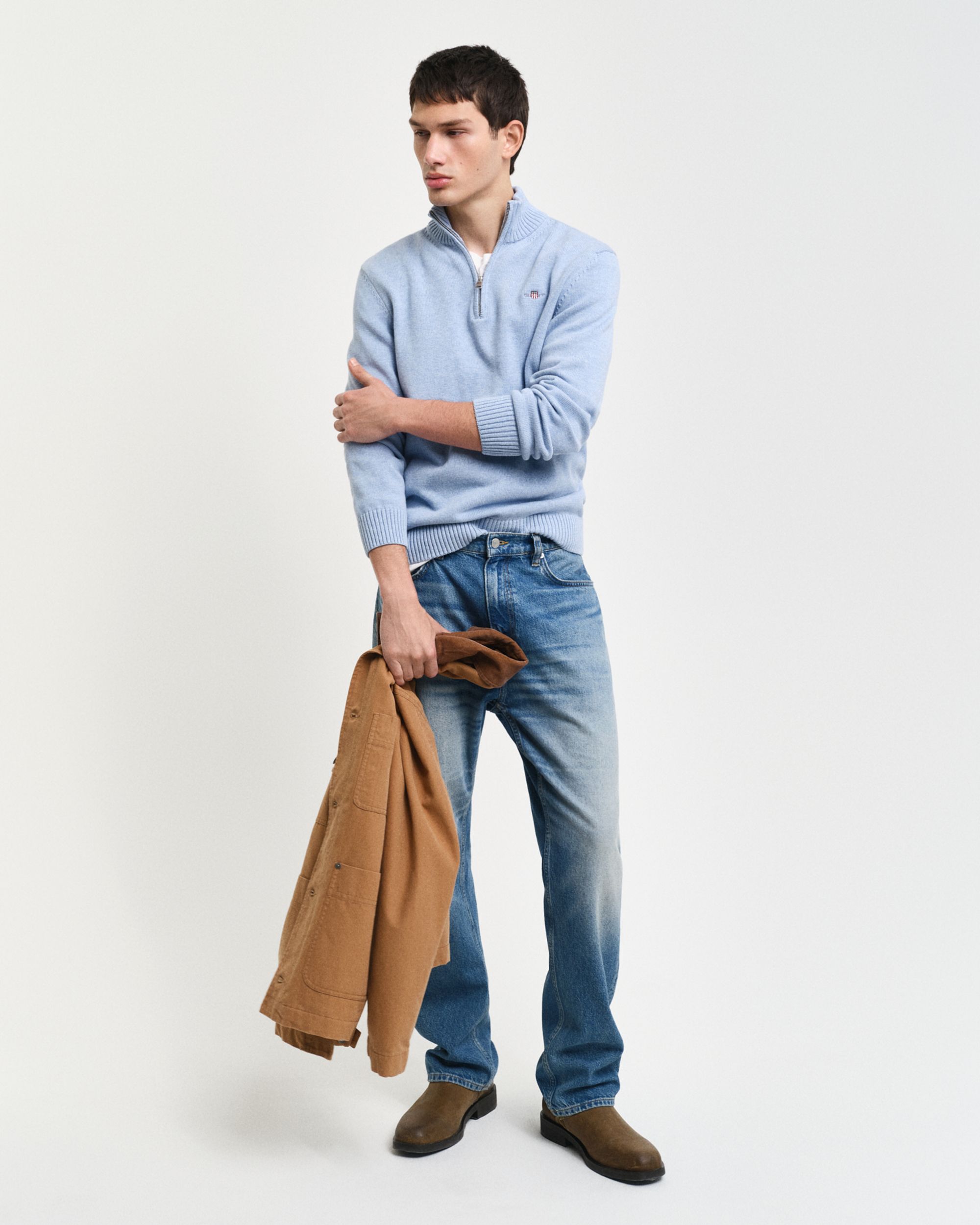 Gant |  Gant Pullover  | L | light blue melange