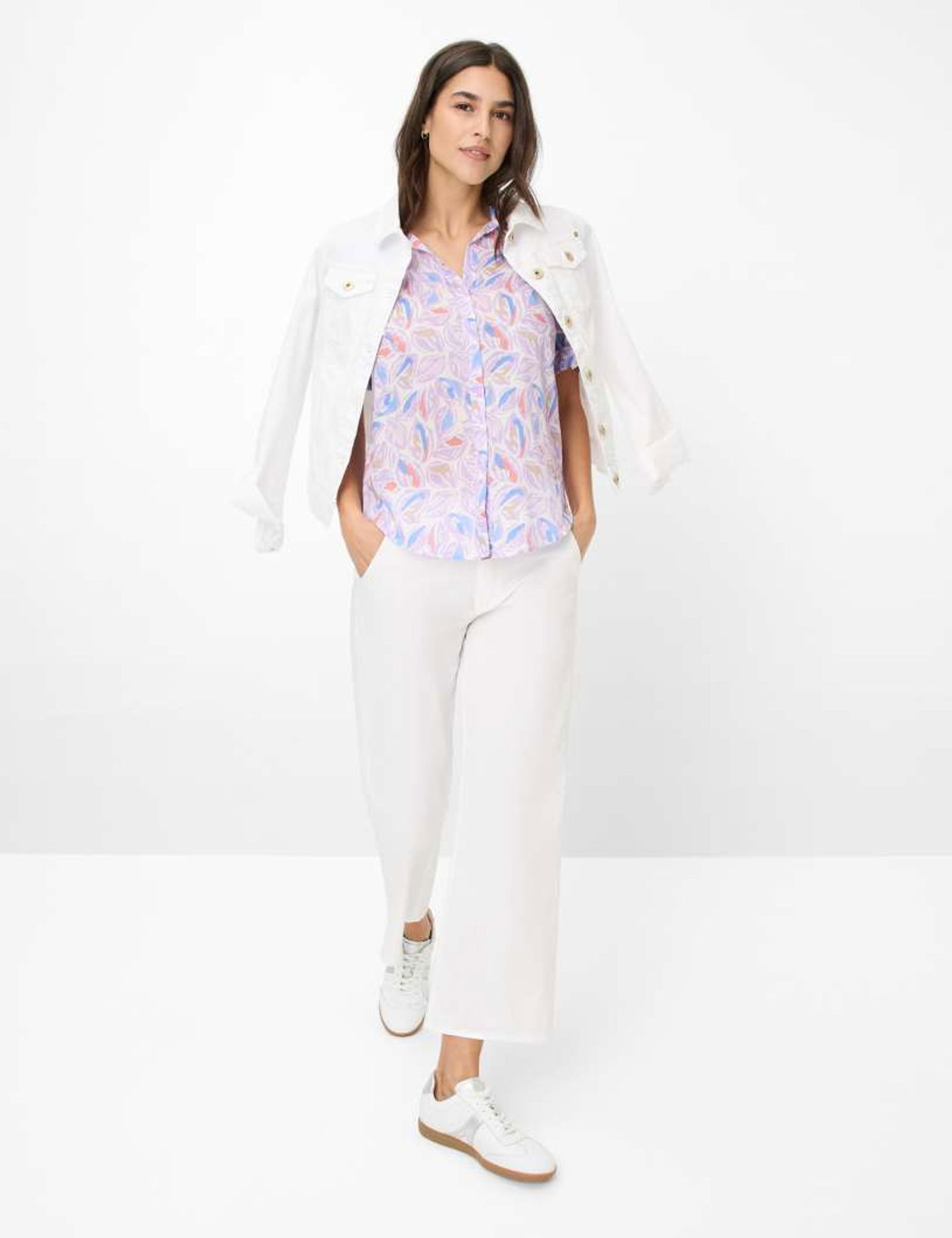 Brax | Brax Druckbluse | 46 | orchid
