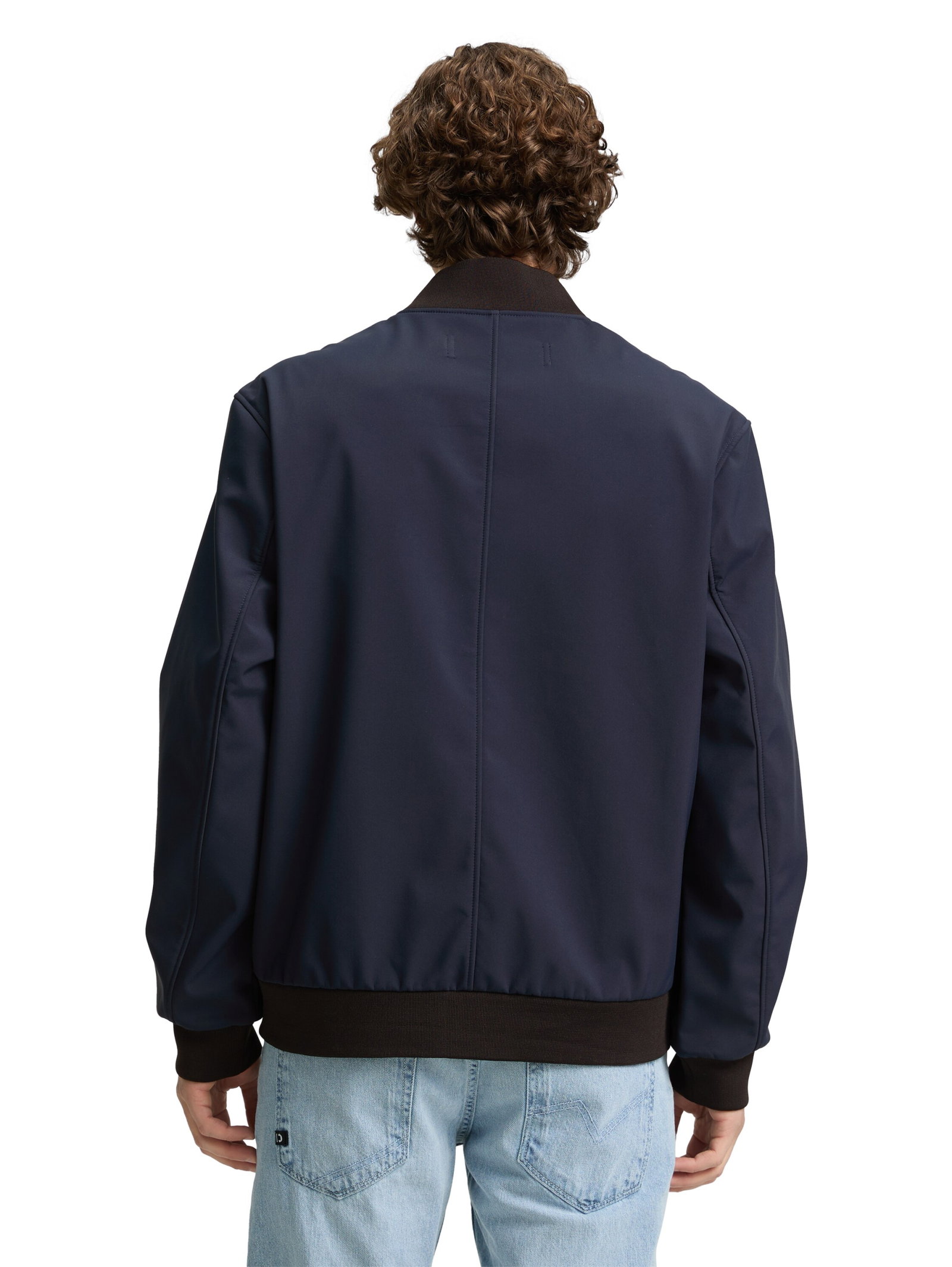 softshell bomber jacket, sky captain blue #4