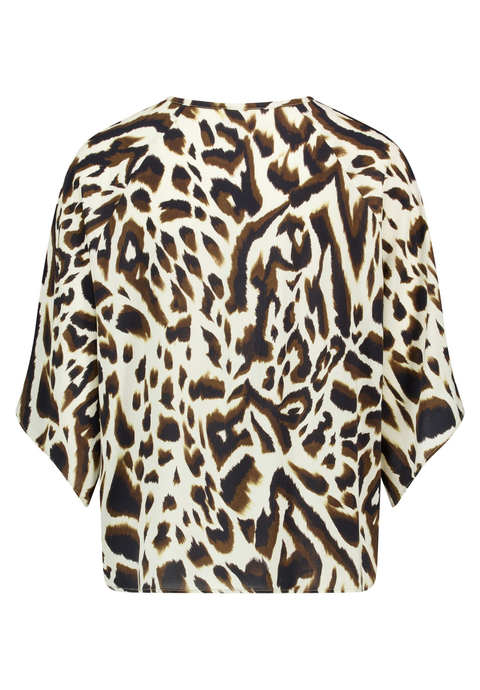 Bluse Kurz 1/2 Arm, Nature/Khaki #2