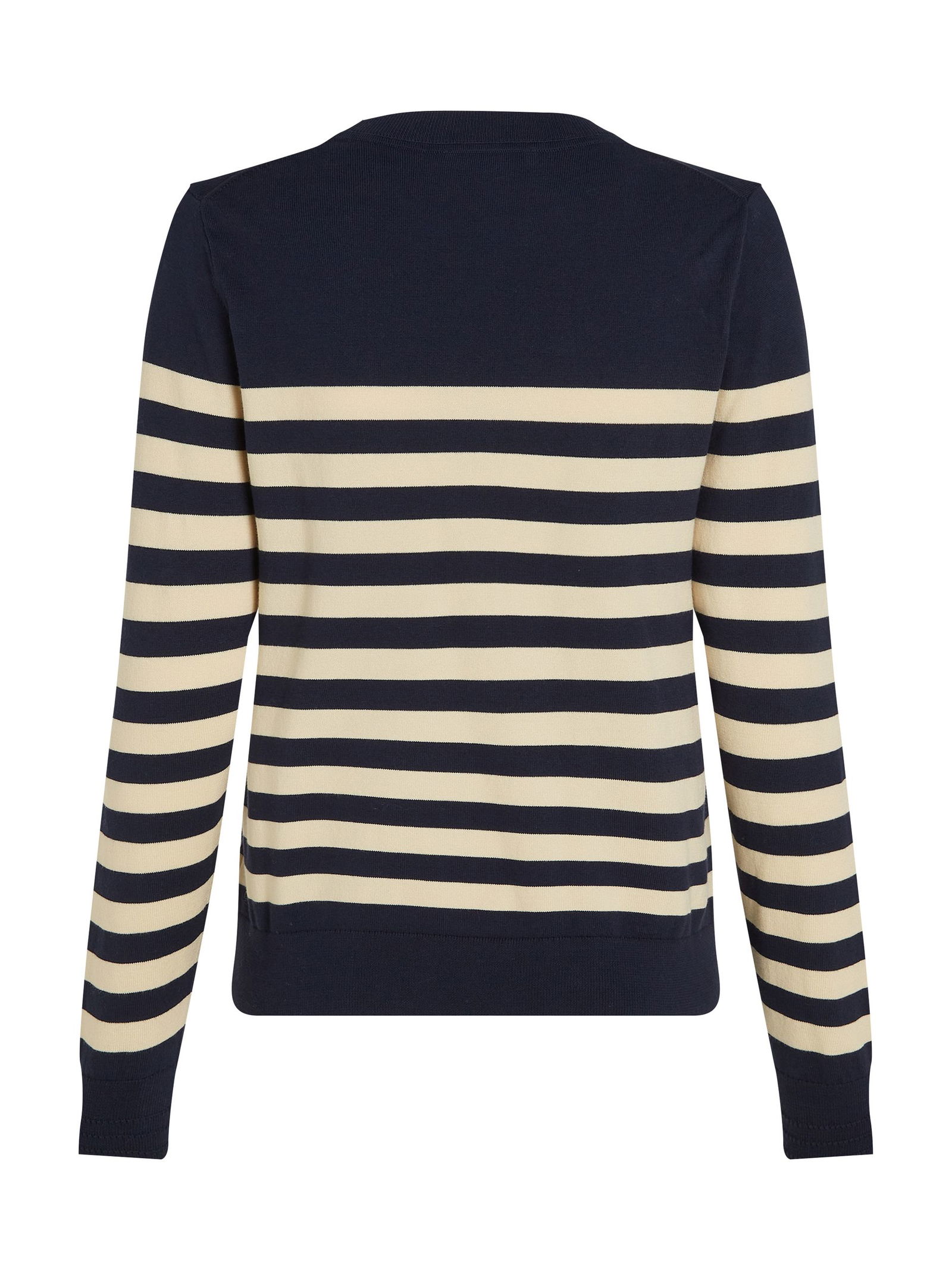 Tommy Hilfiger |  Tommy Hilfiger Pullover  | L | breton ecru/desert sky