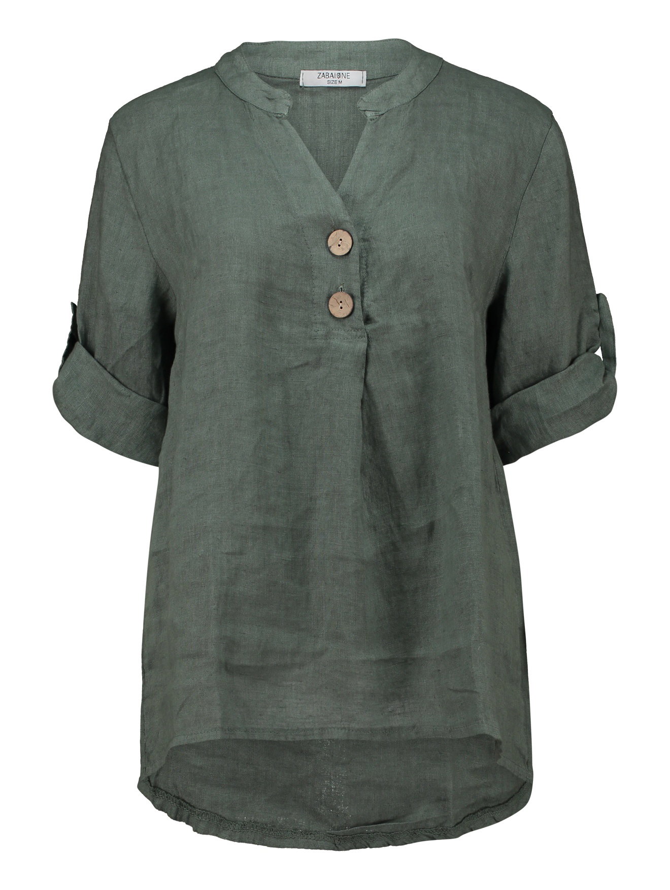 Blouse Is44sii, khaki #1