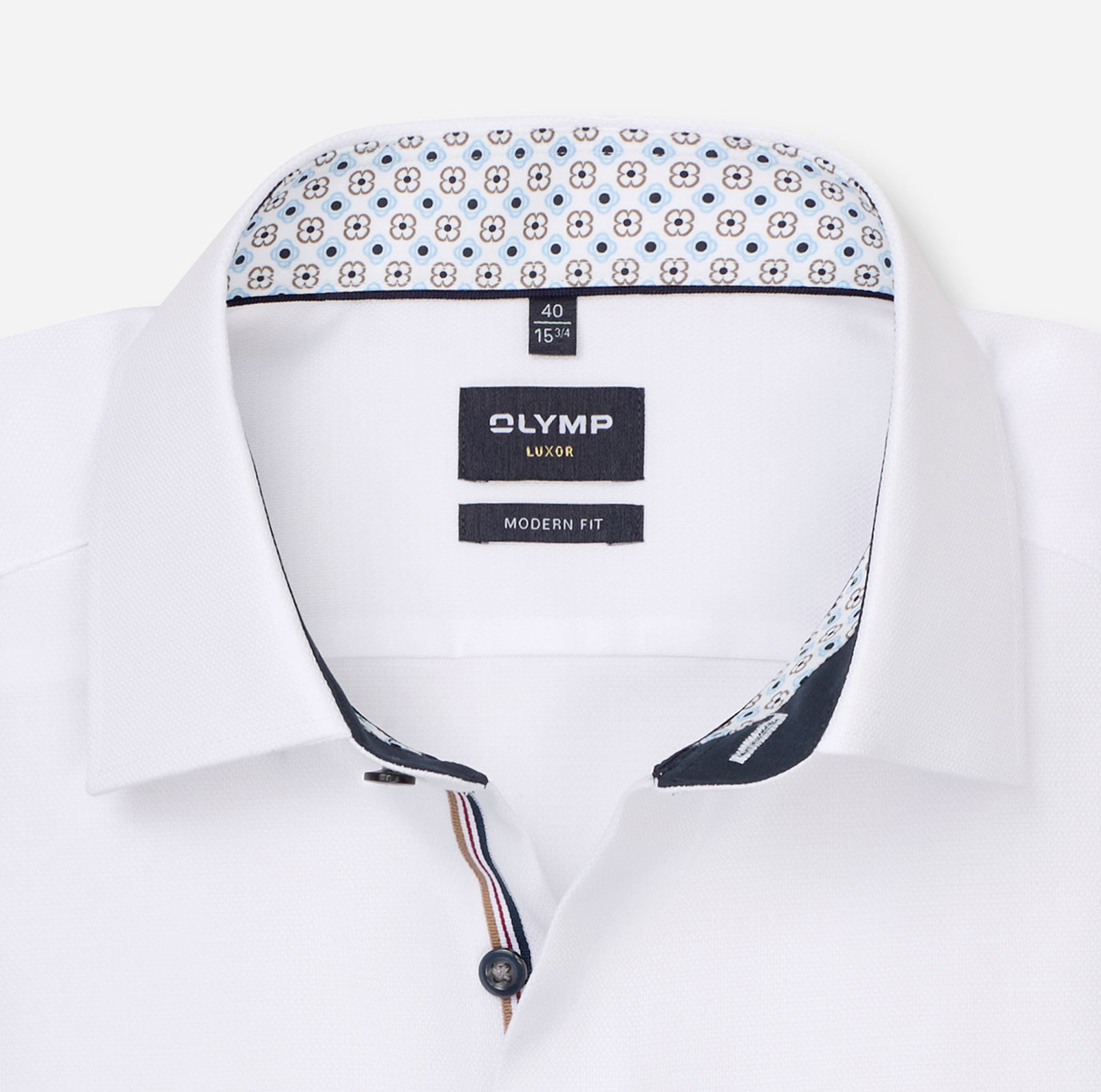 Olymp |  Olymp Hemd Modern Fit  | 41 | weiß