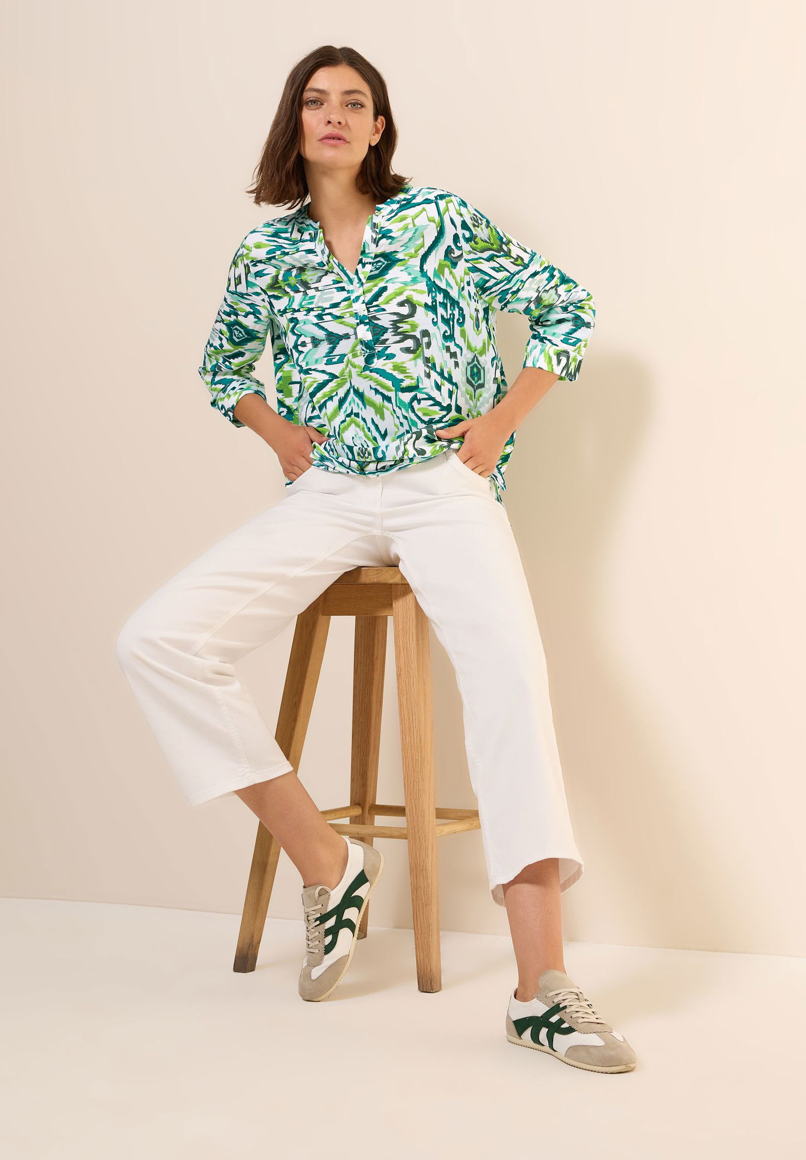 CECIL |  CECIL Bluse aus Leinen  | XL | 11231_36250
