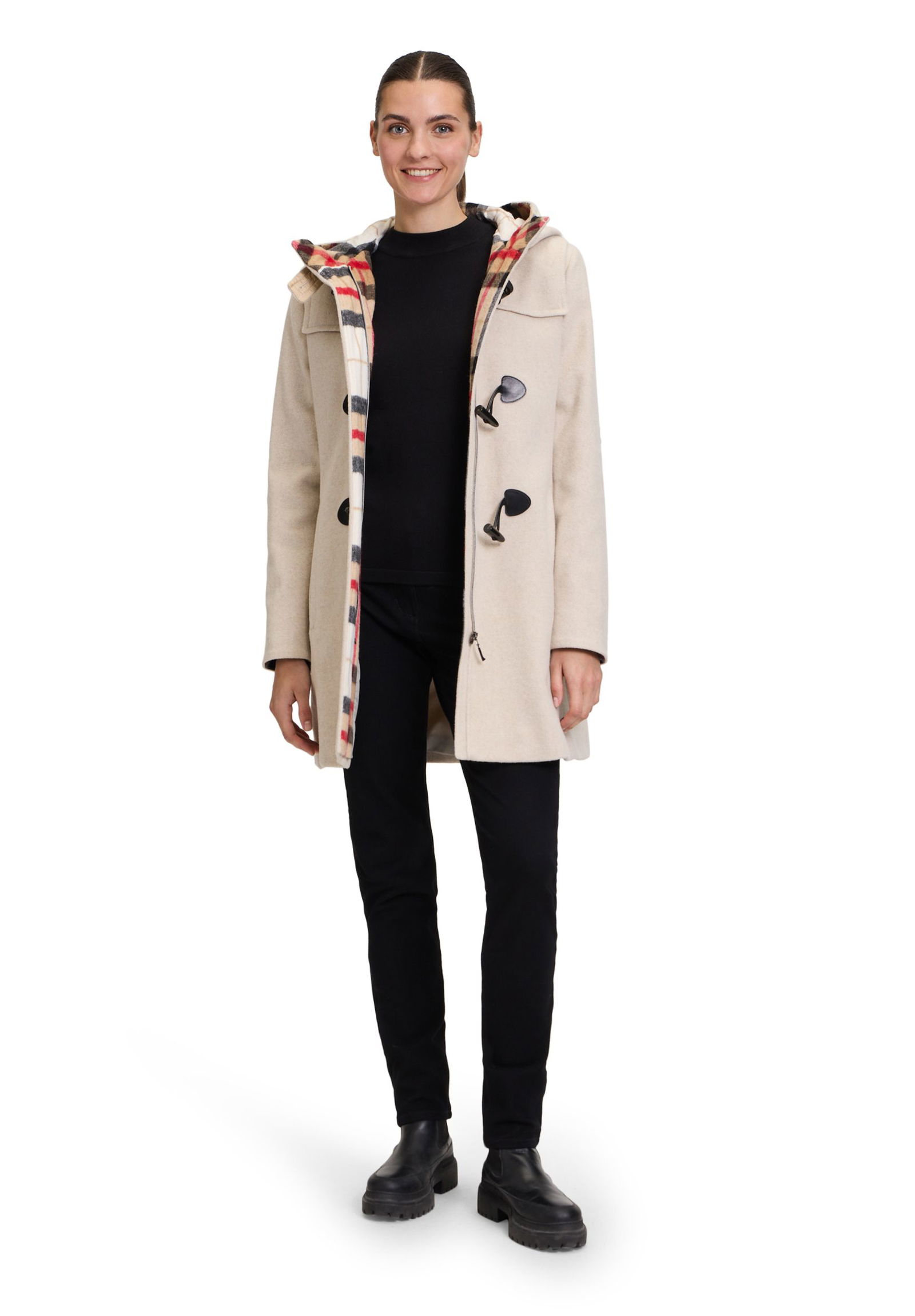 5aa712399c0c6ddd7a0f1bbfe431a28f Gil Bret |  Gil Bret Wollmantel  | 38 | beige melange