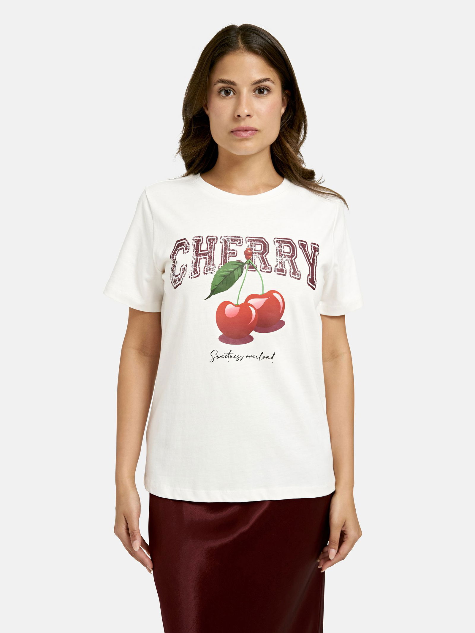  | T-SHIRT PRINT MIX, CHERRY PRINT | L | cherry print